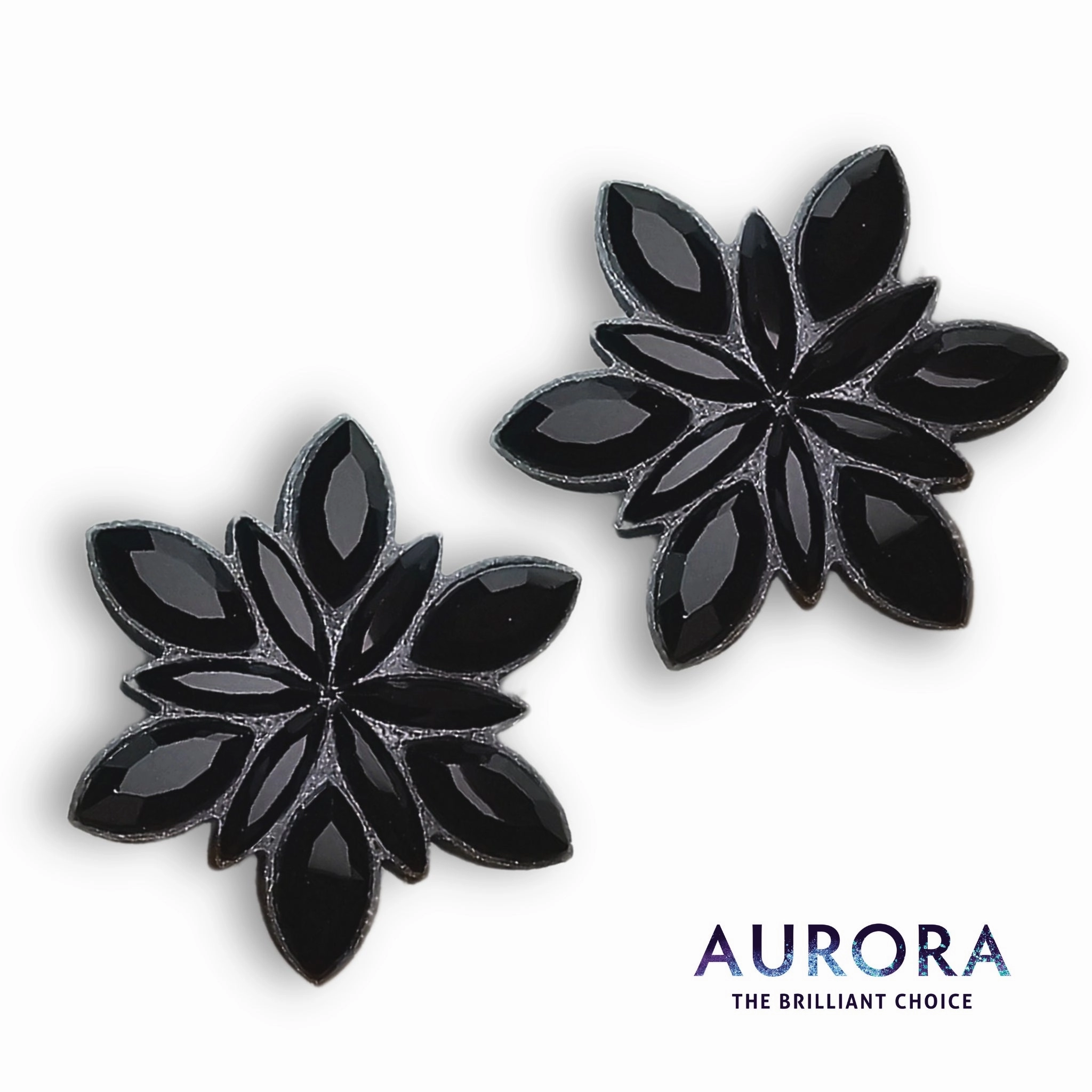 Sandalen Mit Gummisohle Lovely Flowers Clips All Black fr Lonnies