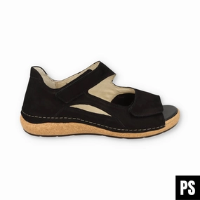 SANDALETTE STRETCH BREITE FSSE-Heliett Sandalen Catwalk