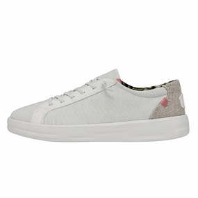 Karina Damen - Coconut White Vitaform High Top Sneaker