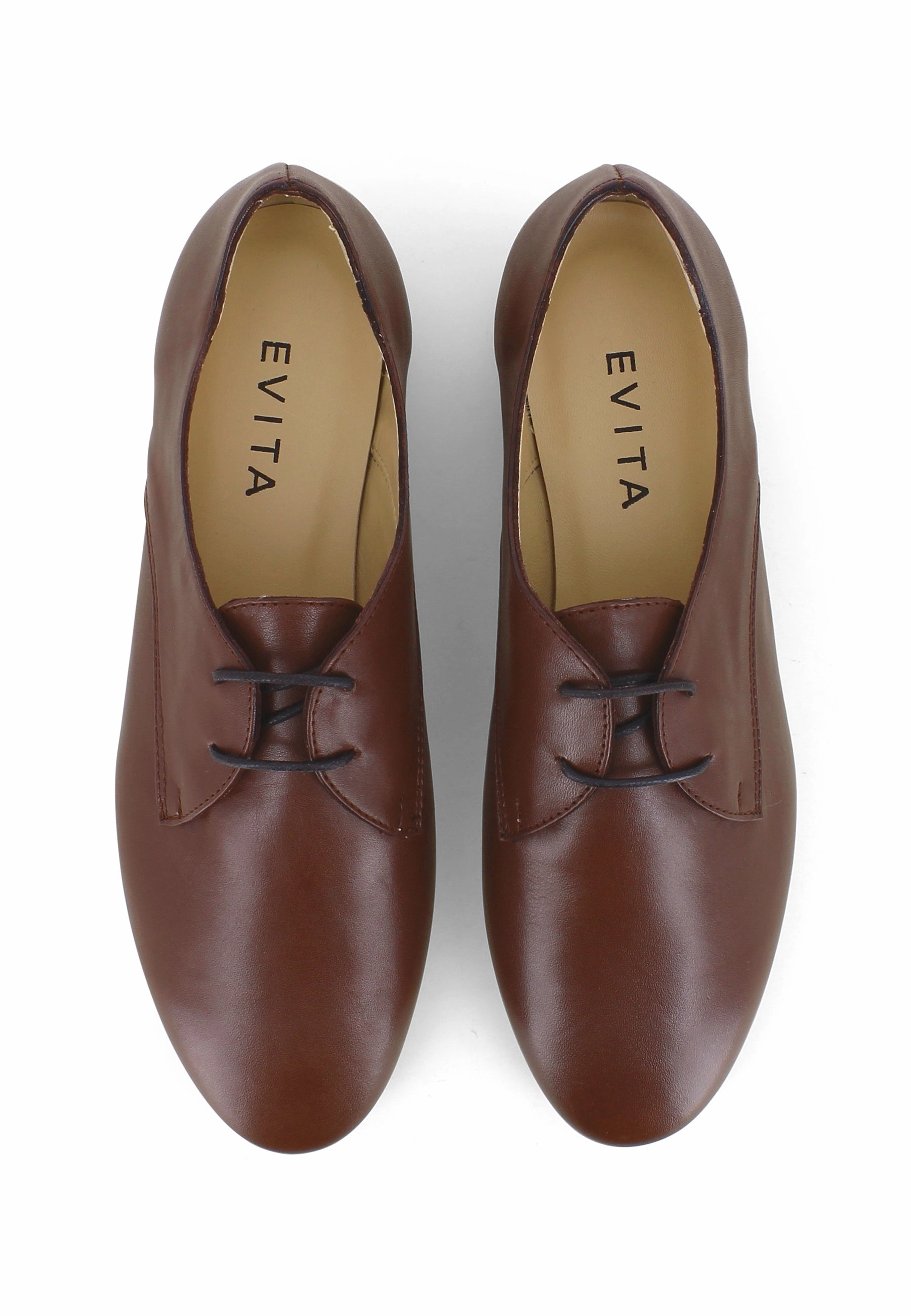 TONIA Damen Schnrer  -  Glattleder Braun Bunert Laufschuhe Köln