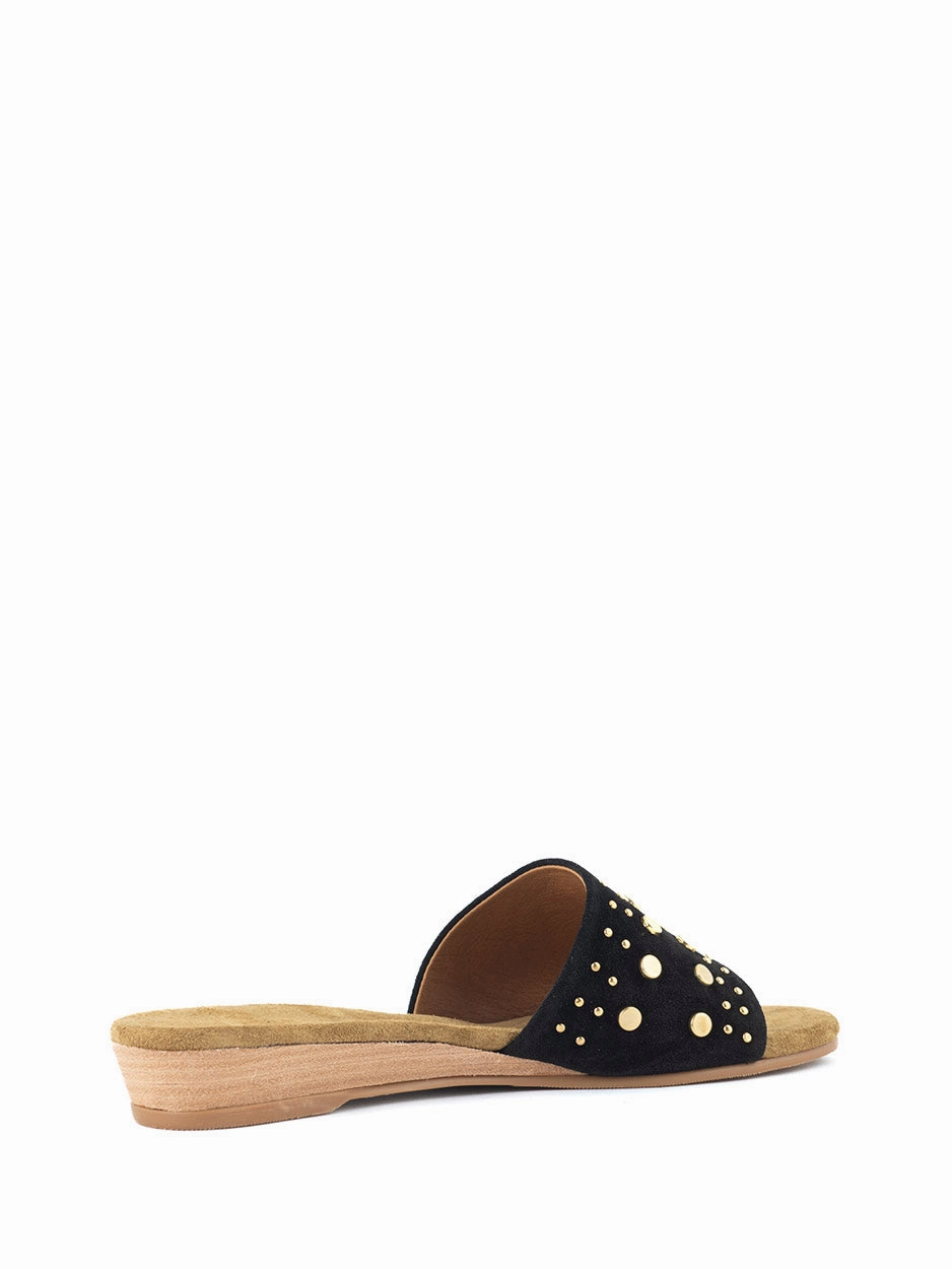 Sanne | Slipper Zwart Vietcong Sandalen