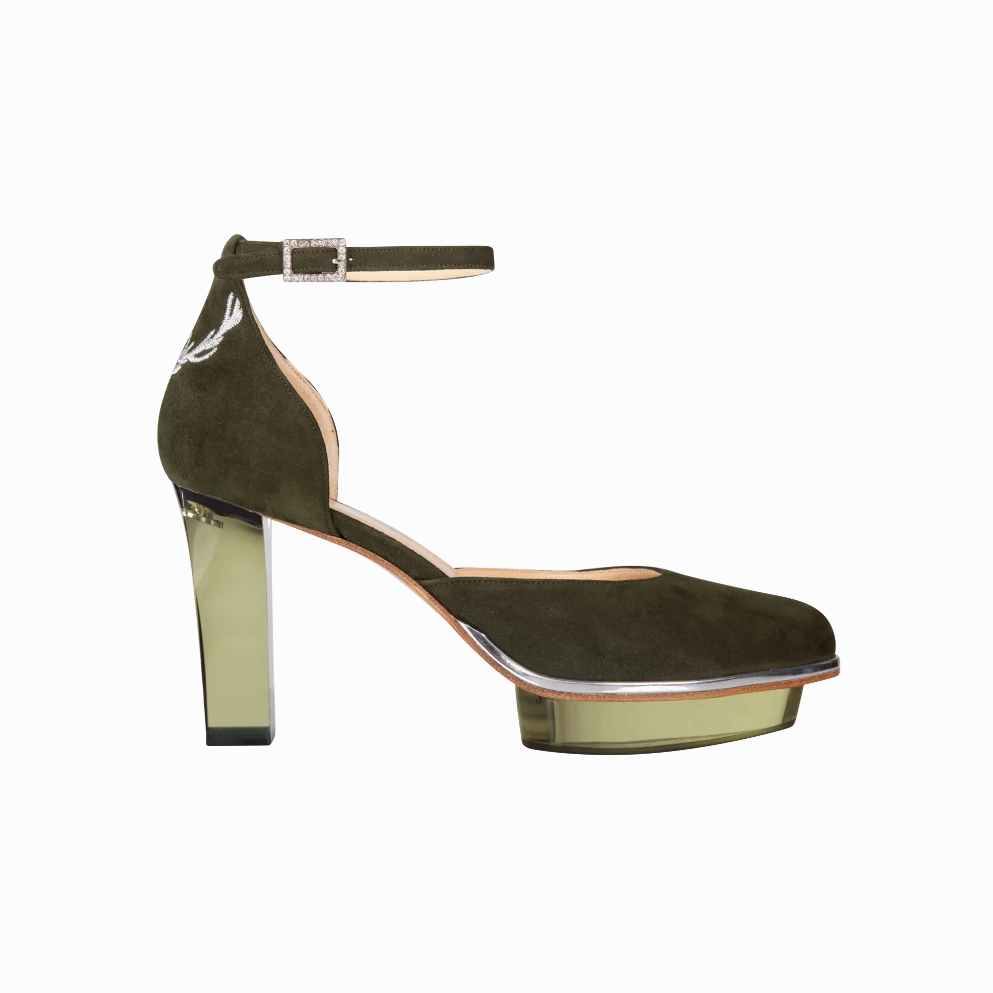 SAPHIRIS Closetoe Riemchenpumps Dirndlschuhe grn Ankle Boots Fashion 2019