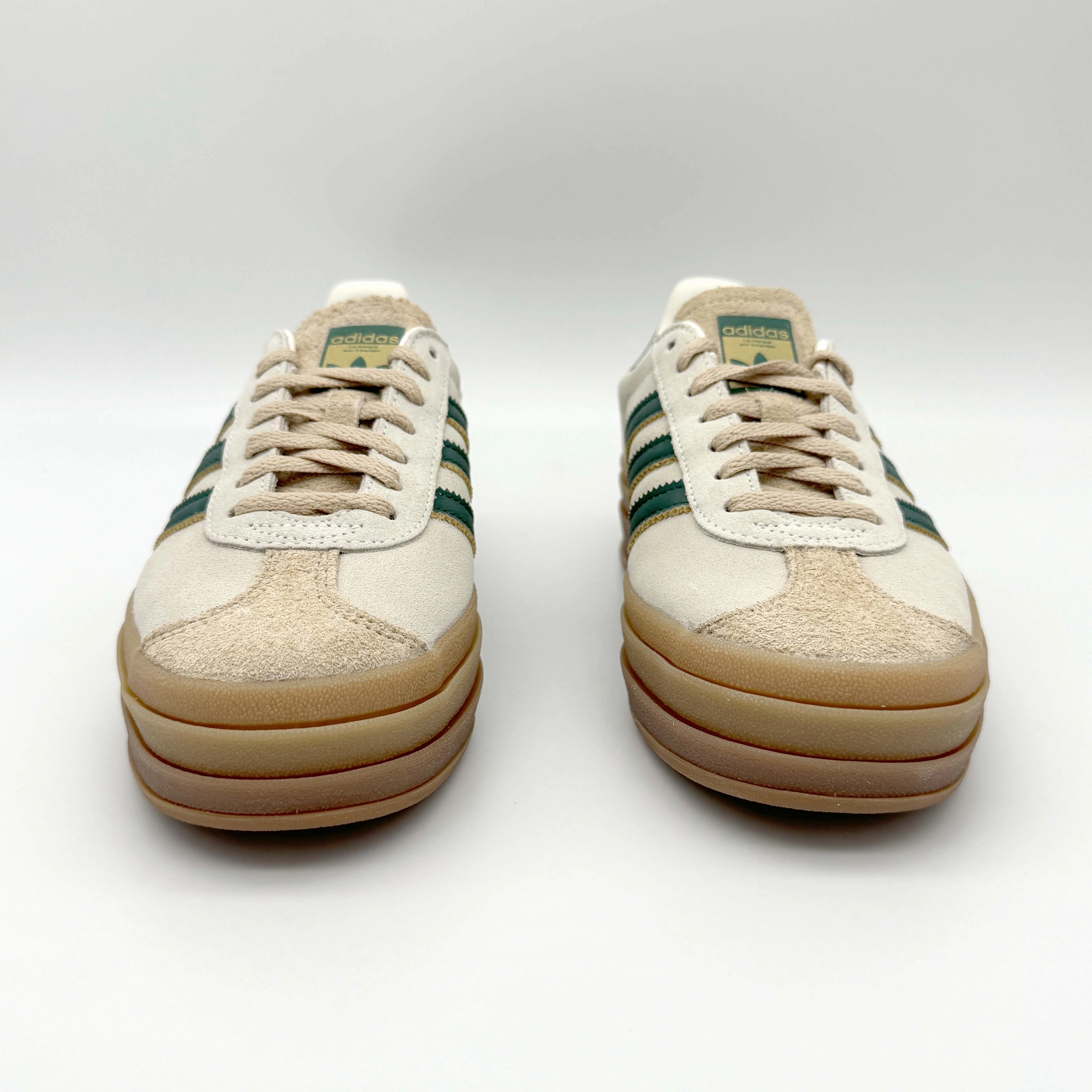 Adidas Gazelle Bold Magic Beige Collegiate Green Timberland Sneaker