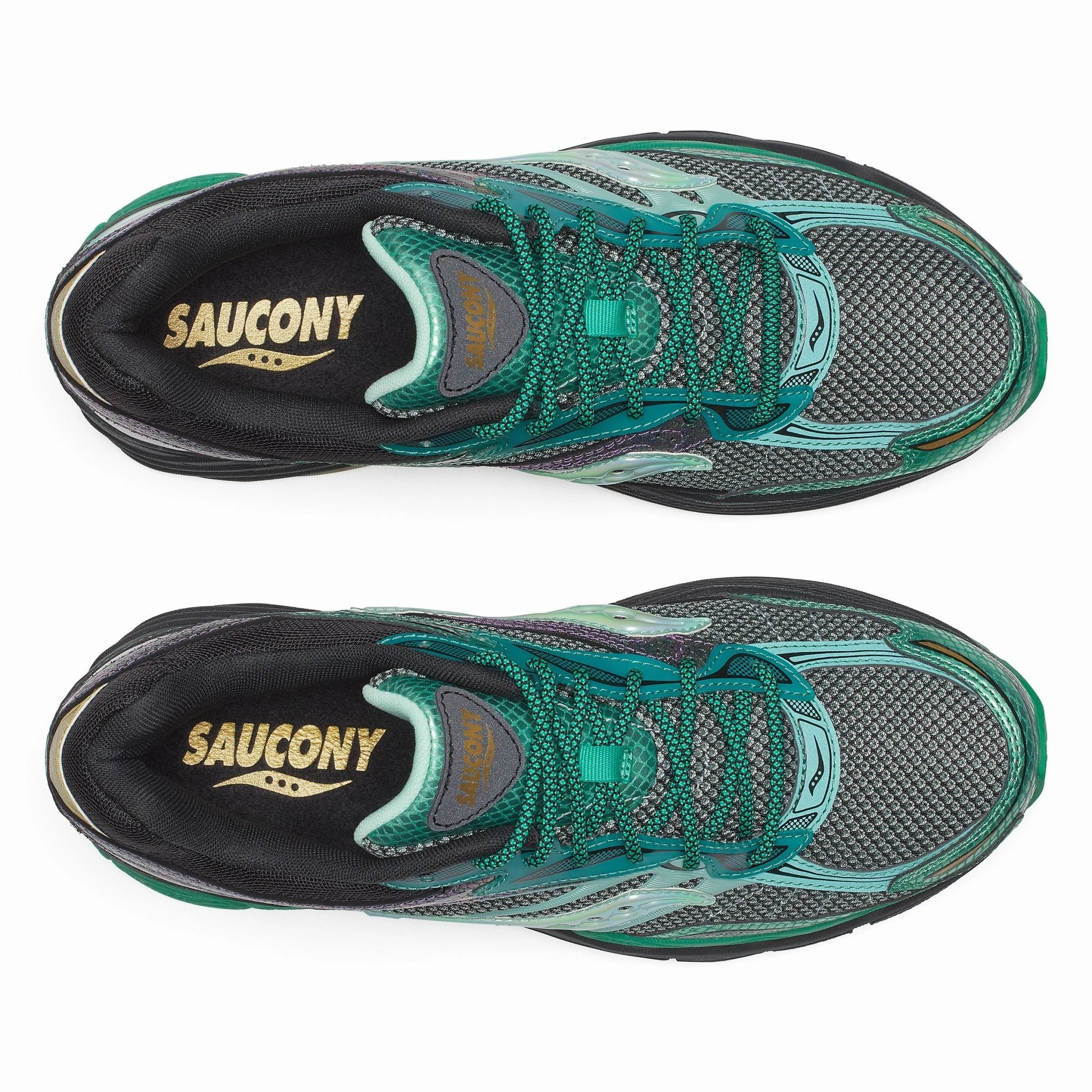 Sneaker Damen Warm Gefüttert Saucony ProGrid Omni 9 Glowaconstrictor Glow Green