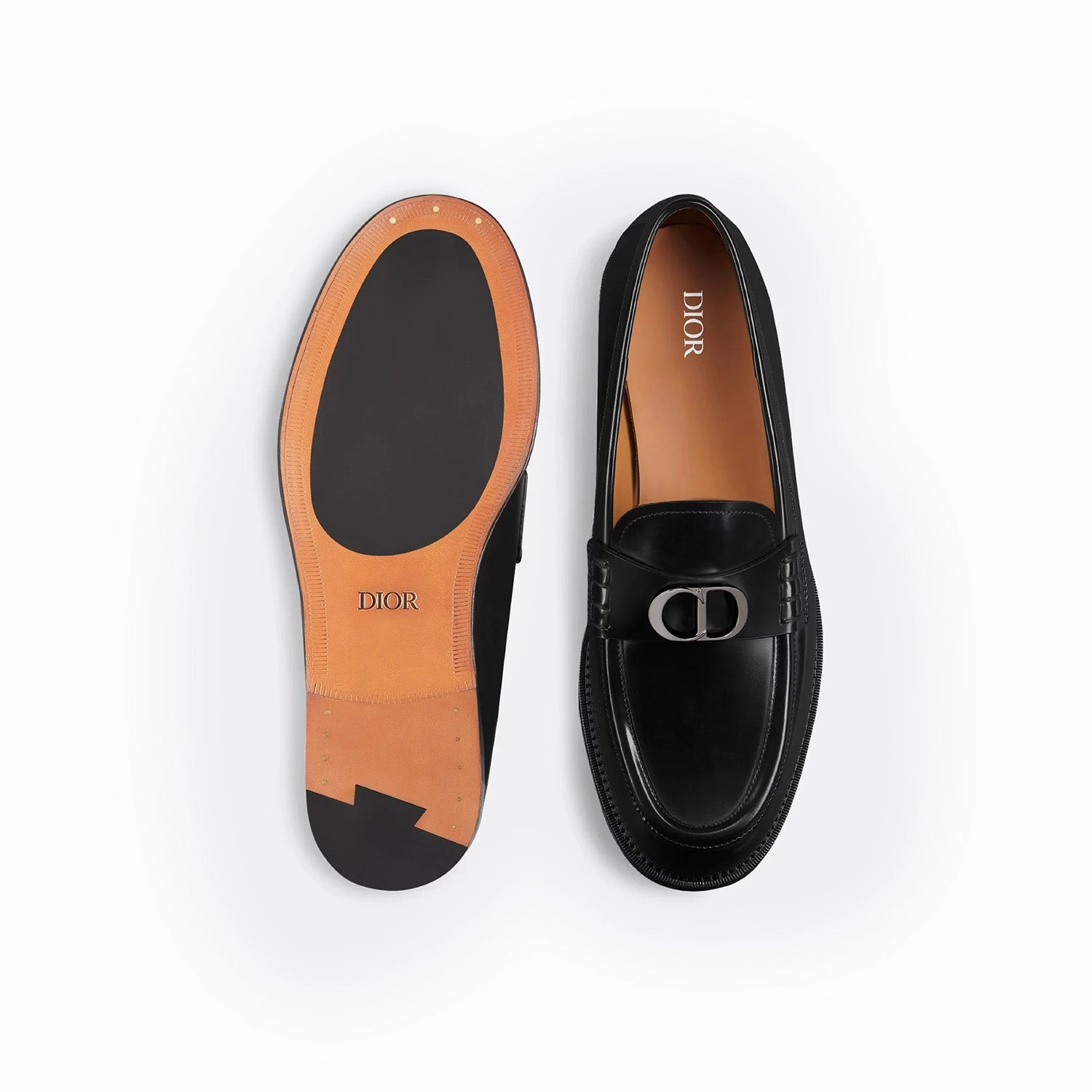 Classic Leather Loafers Dior Granville Loafer