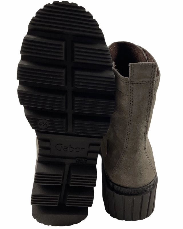 Ballerina Ankle Boots Gabor Schnrstiefelette 71.821.18  Dreamvelour mohair