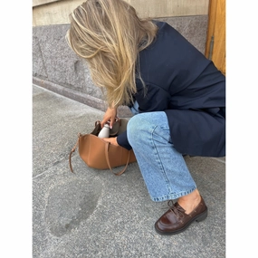 Herenschoenen Loafers THE BIG WISH - BROWN