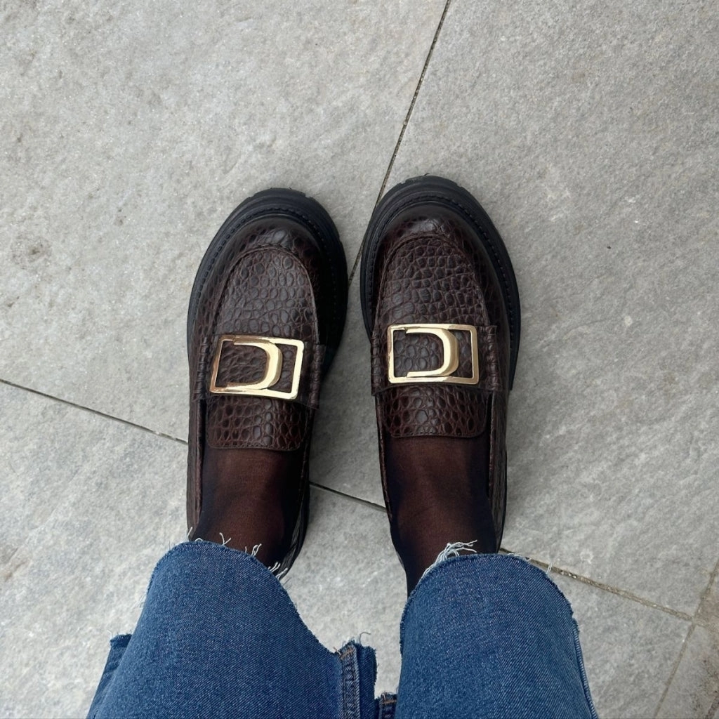 Loafers Zum Dirndl ICONIC WALK ESPRESSO - ESPRESSO