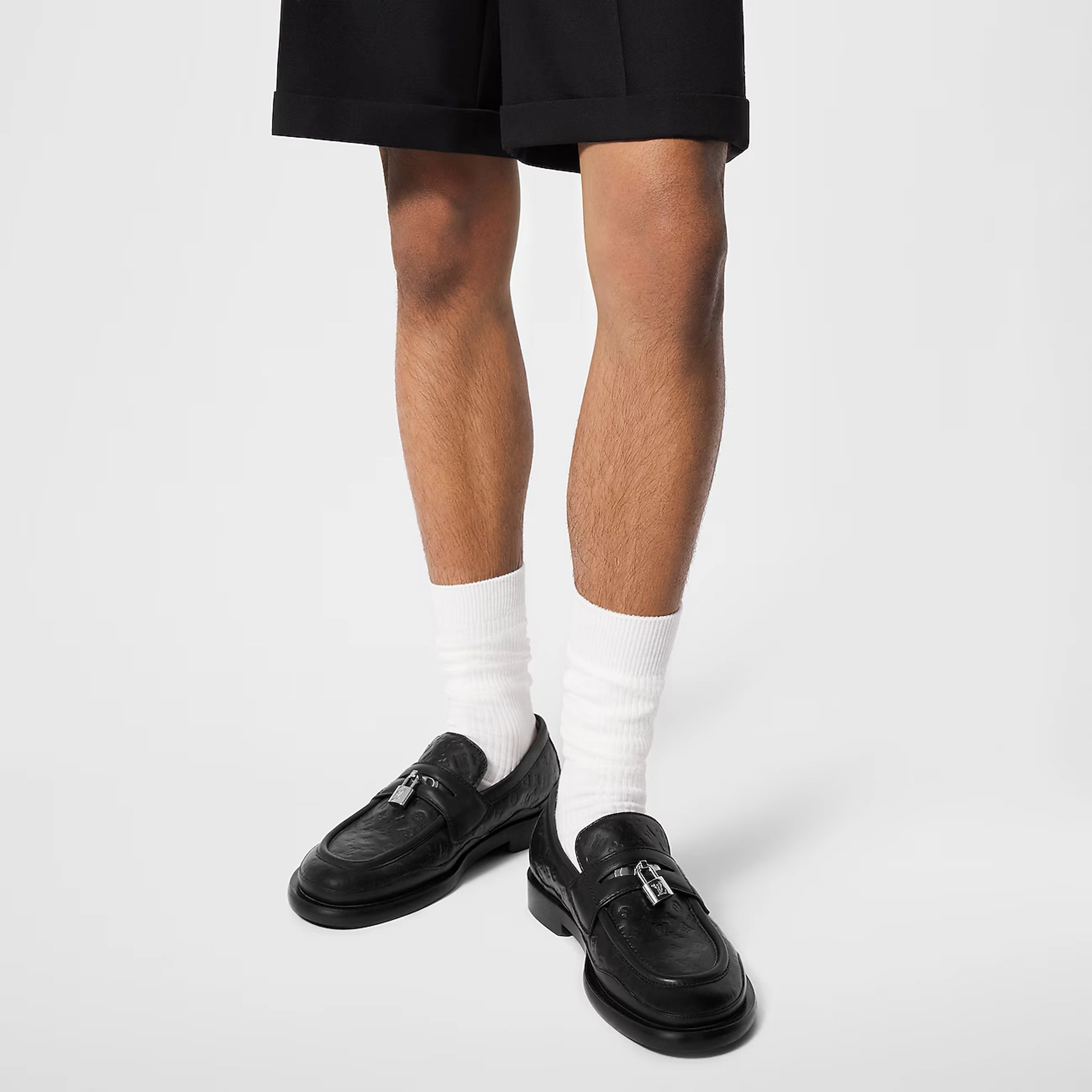 LV Dandy Loafer Denim Noir John Varvatos Loafers