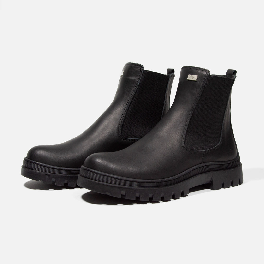 Damen Chelsea-Stiefeletten Looke LASINNE Pampa Hi Originale Canvas Flat Ankle Boots