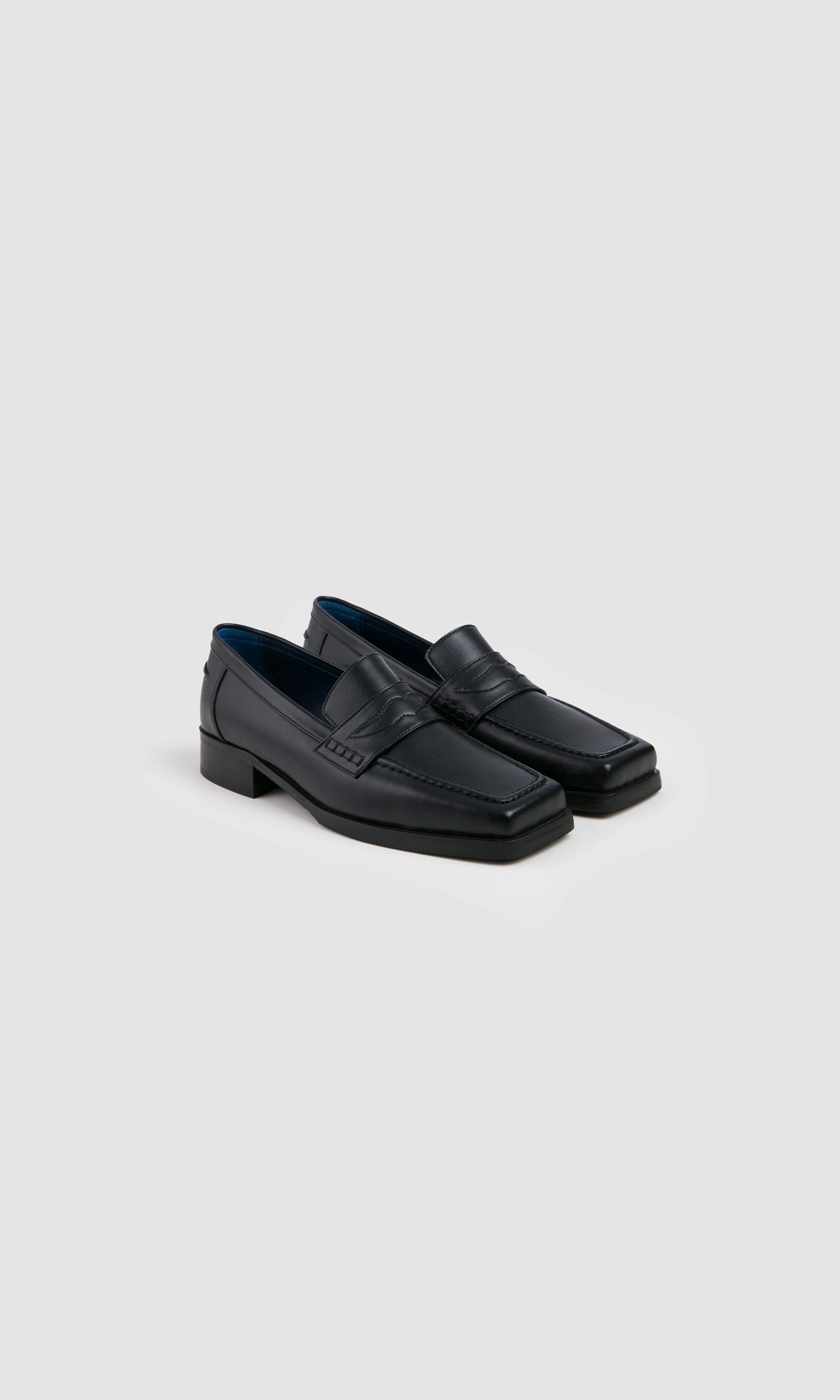 JOAN LOAFER - MIDNIGHT Italian Penny Loafers