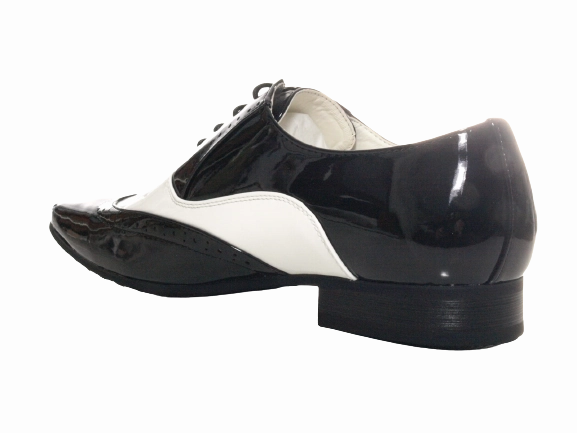 Elten Sicherheitsschuhe William Low Esd S1p Typ 2 Herren Business Designer Halbschuhe Anzug Schuhe Abendschuhe Lack Optik Black / White # 211-3