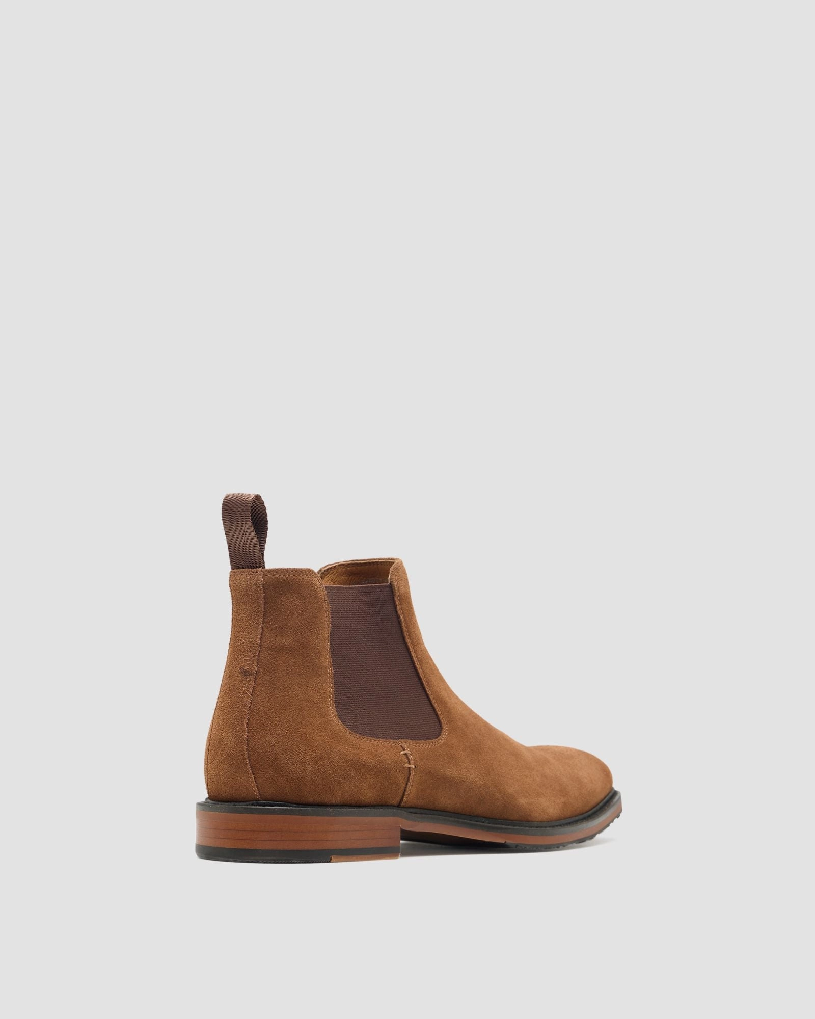 Alexander Suede Chelsea Boot Suit Pants With Chelsea Boots