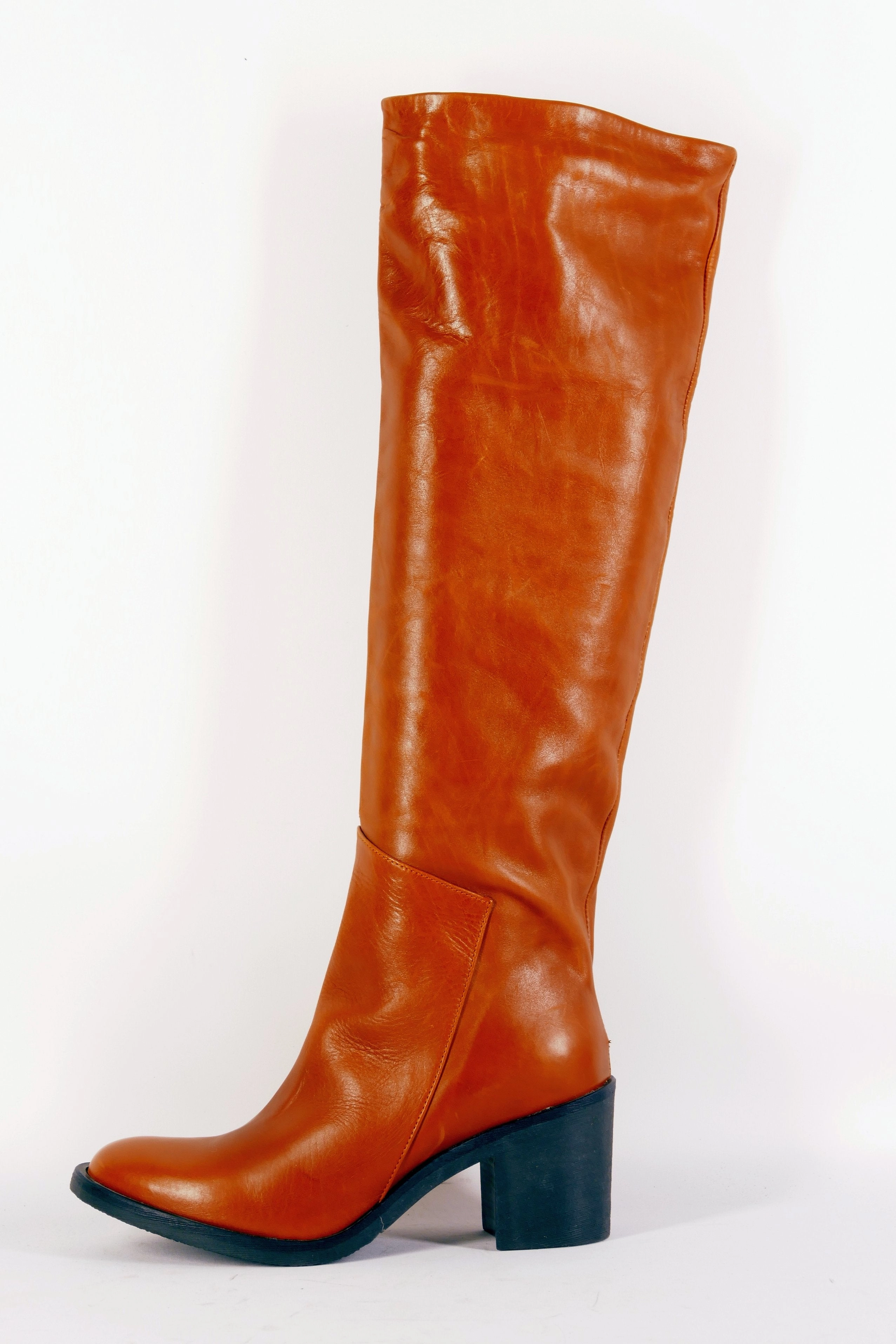 Stiefel Leder cognac Savage Island Stiefel