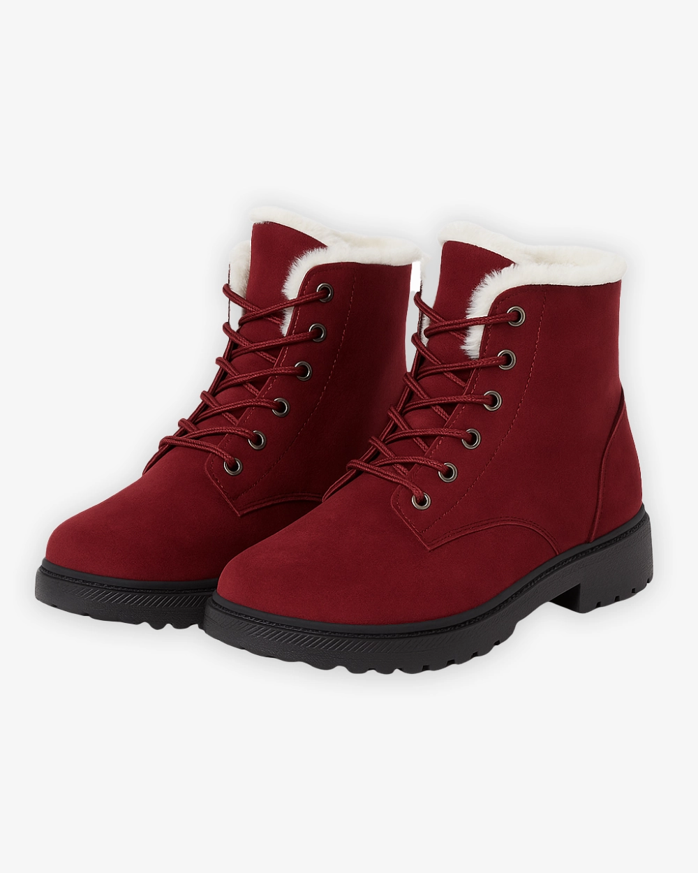 Schnr-Winterstiefel mit Warmfutter