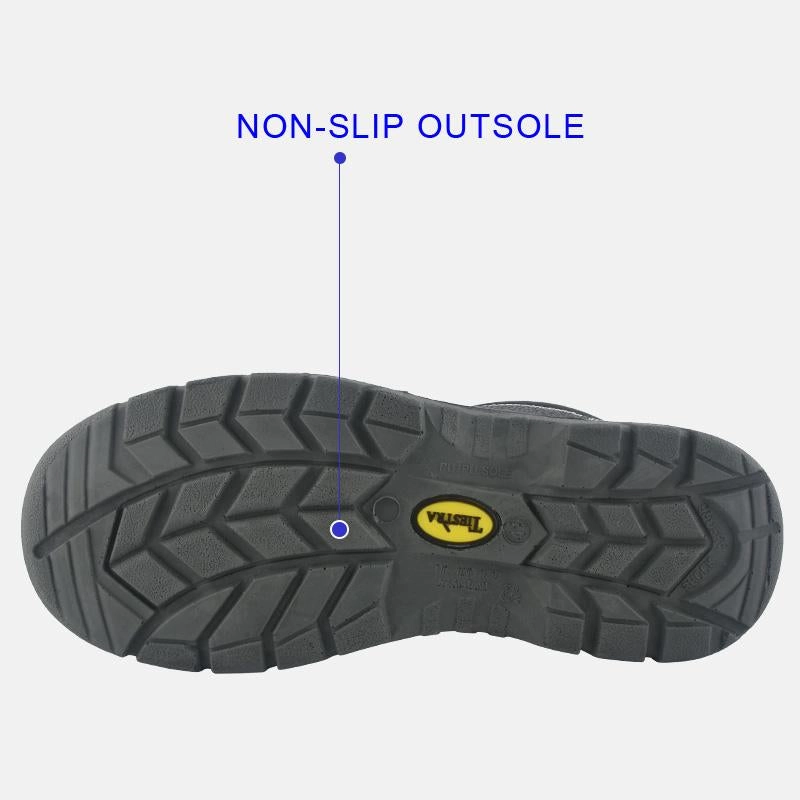 High Heels Absatz Abgelaufen TIESTRA Arbeitsschuhe fr Herren Rutschfeste Stahlkappe Outdoor Wasserdichte Wanderschuhe