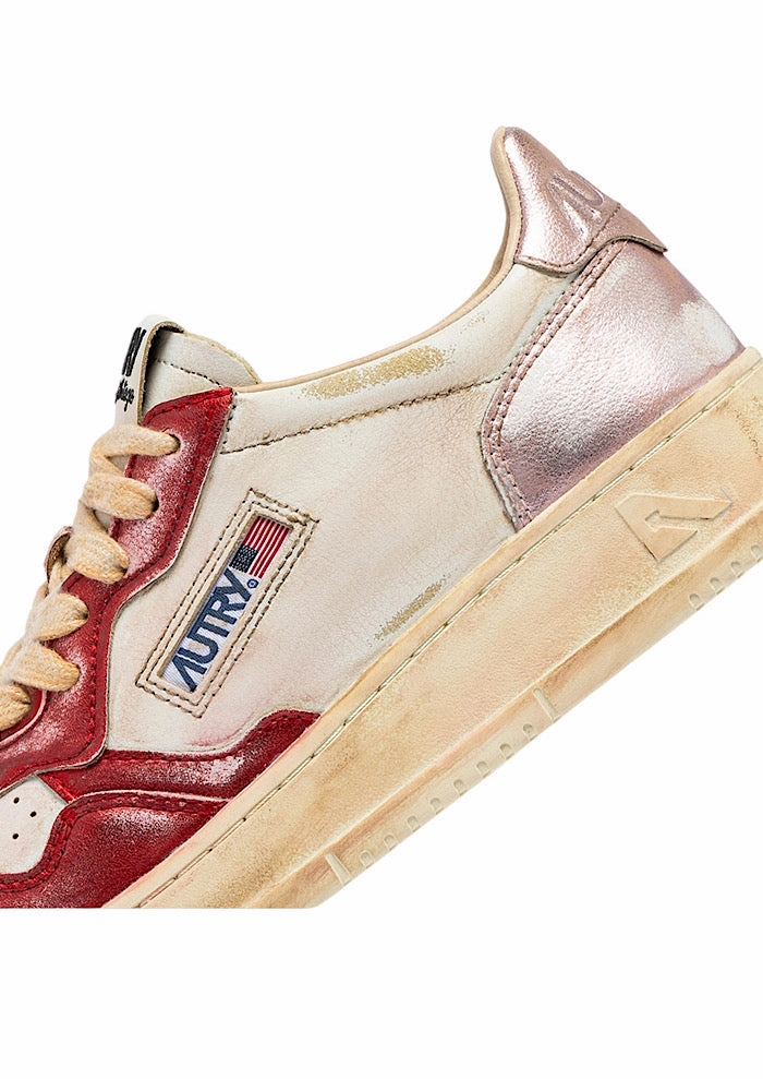AUTRY Medalist Super Vintage Knöchelhohe Sneaker Damen Mit Reißverschluss