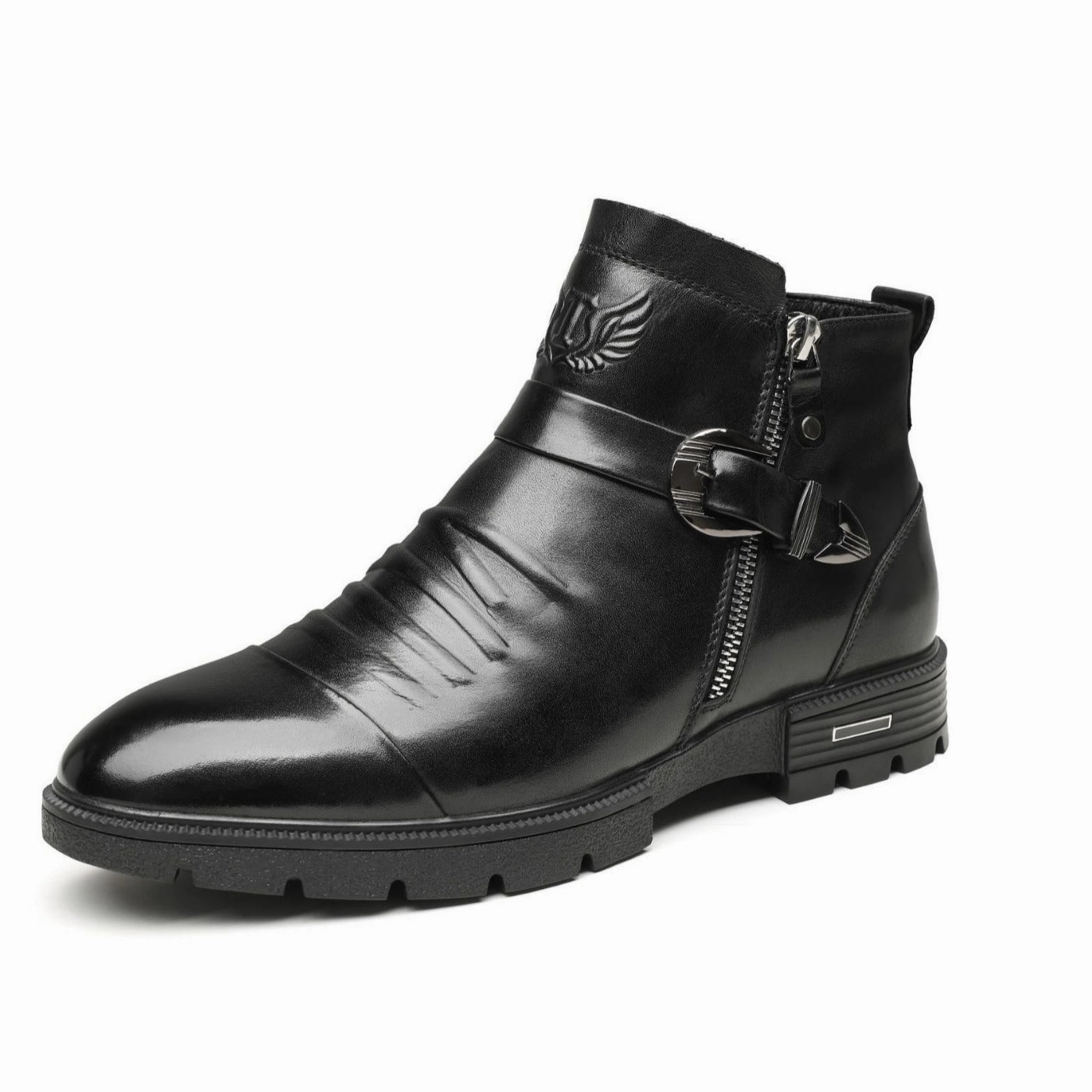 Schwarze Herren Stiefel fr Elegante Anlsse Lupriflex Stiefel