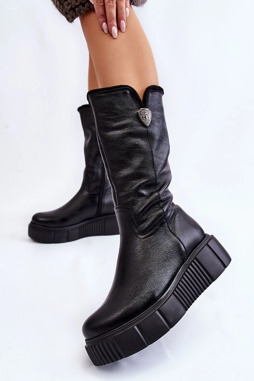 Thigh-Hight Boots model 173771 Step in style Fabric High Heels