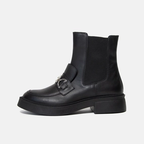 Ankle Boots Mit Nieten Wildleder Damen Stiefeletten Looke MERCY