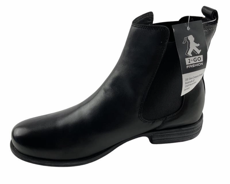 2GO  Fashion Damen Stiefeletten 8029-502-9 Schwarz Ankle Boots Winter 2020