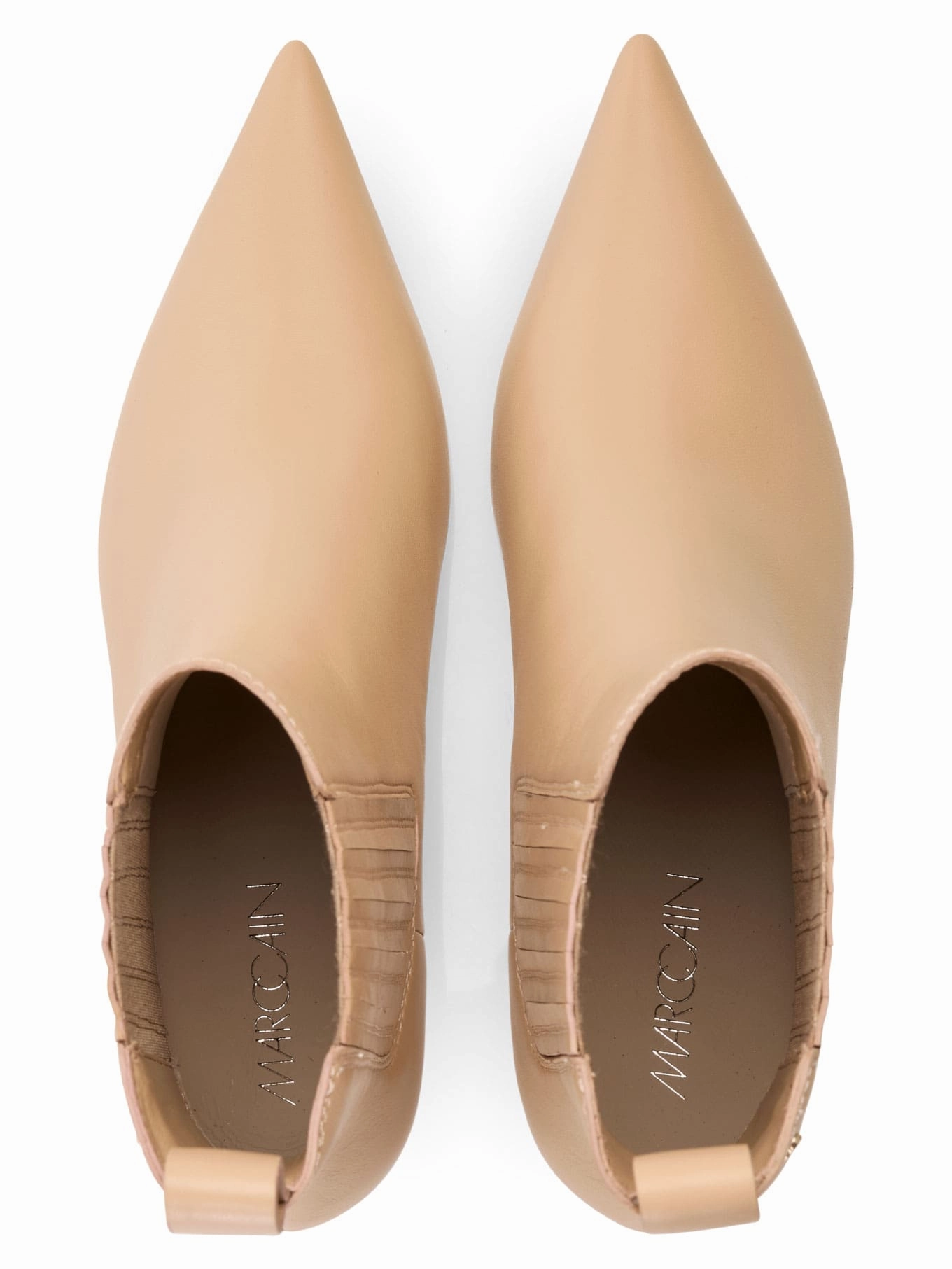 Stiefelette beige Ankle Boots Schwarz