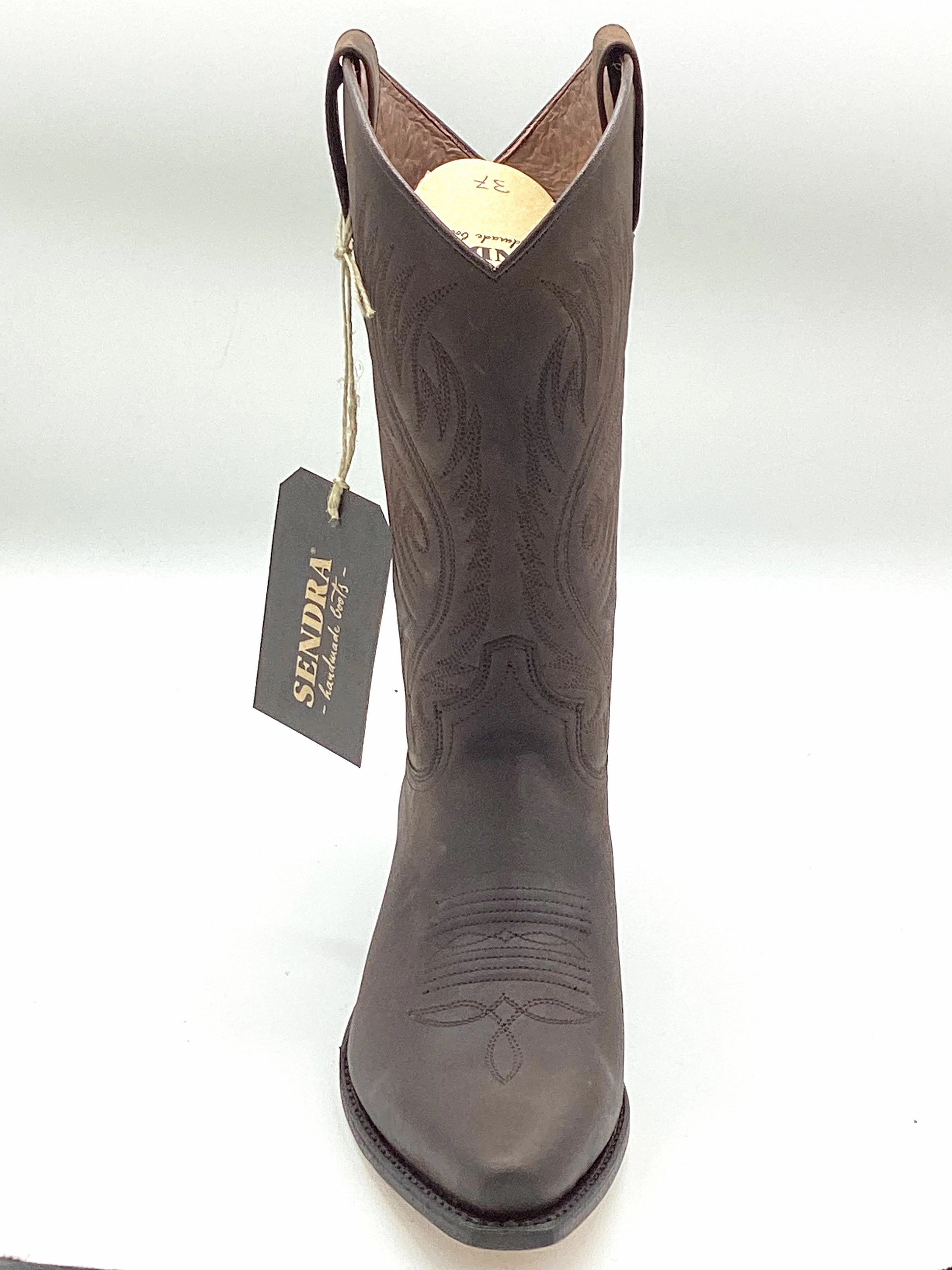 Stiefel Zum Vorstellungsgespräch SENDRA Damenstiefel Western/Cowboy/Biker Boots Brown