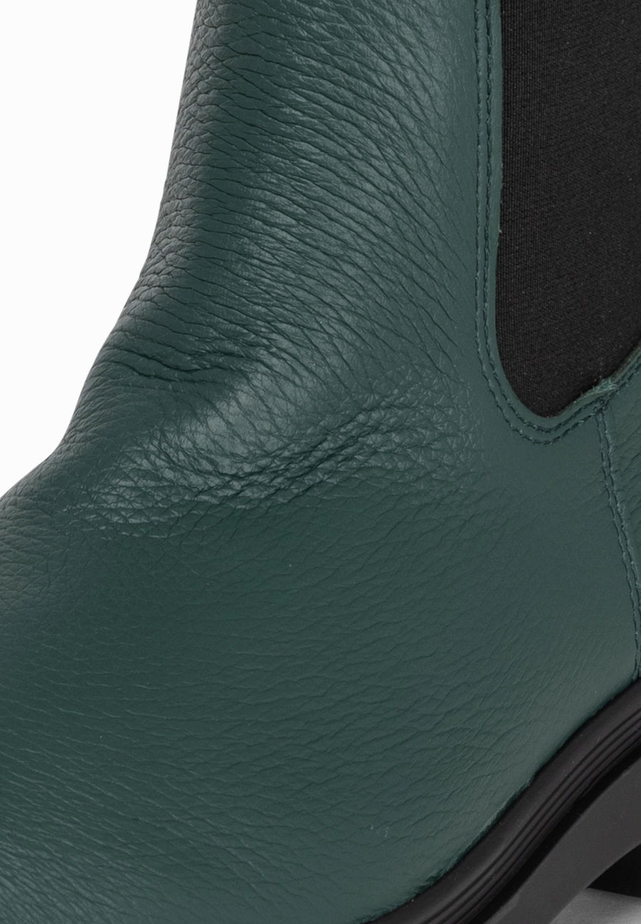 Chelsea Boots Flache Sohle serise Stiefelette Hirschleder