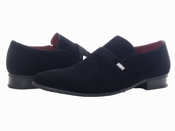 Sicherheitsschuhe Elektroschutz Herren Business Designer Halbschuhe Anzug Schuhe Abendschuhe Velour Optik Black # 287-62