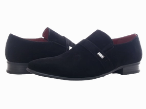 Sicherheitsschuhe Hoch Herren Business Designer Halbschuhe Anzug Schuhe Abendschuhe Velour Optik Black # 287-62