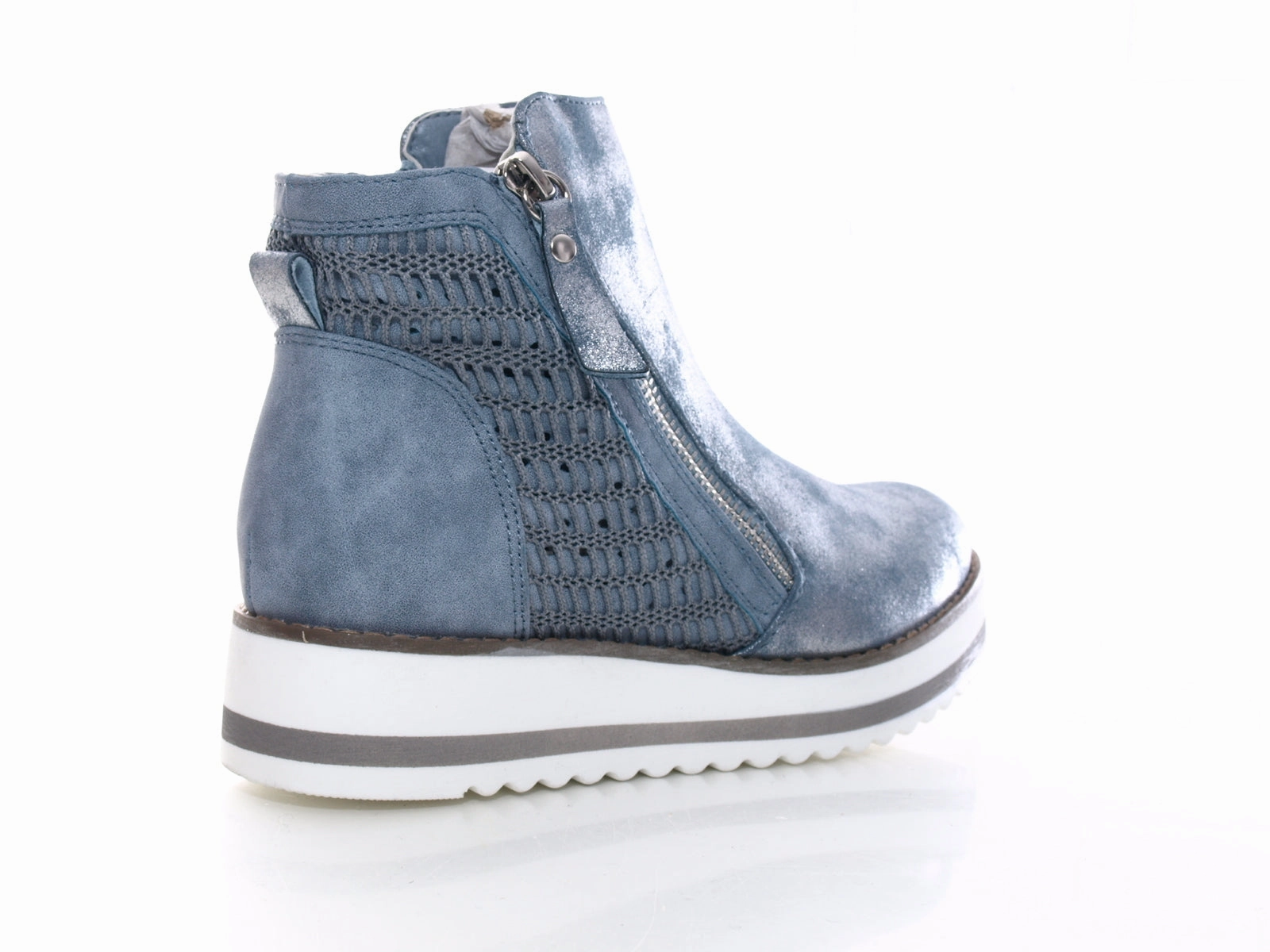 Neuer Uvex Sicherheitsschuhe Damen Halbhohe Sneaker Freizeitschuhe Stiefelette Blue # 770