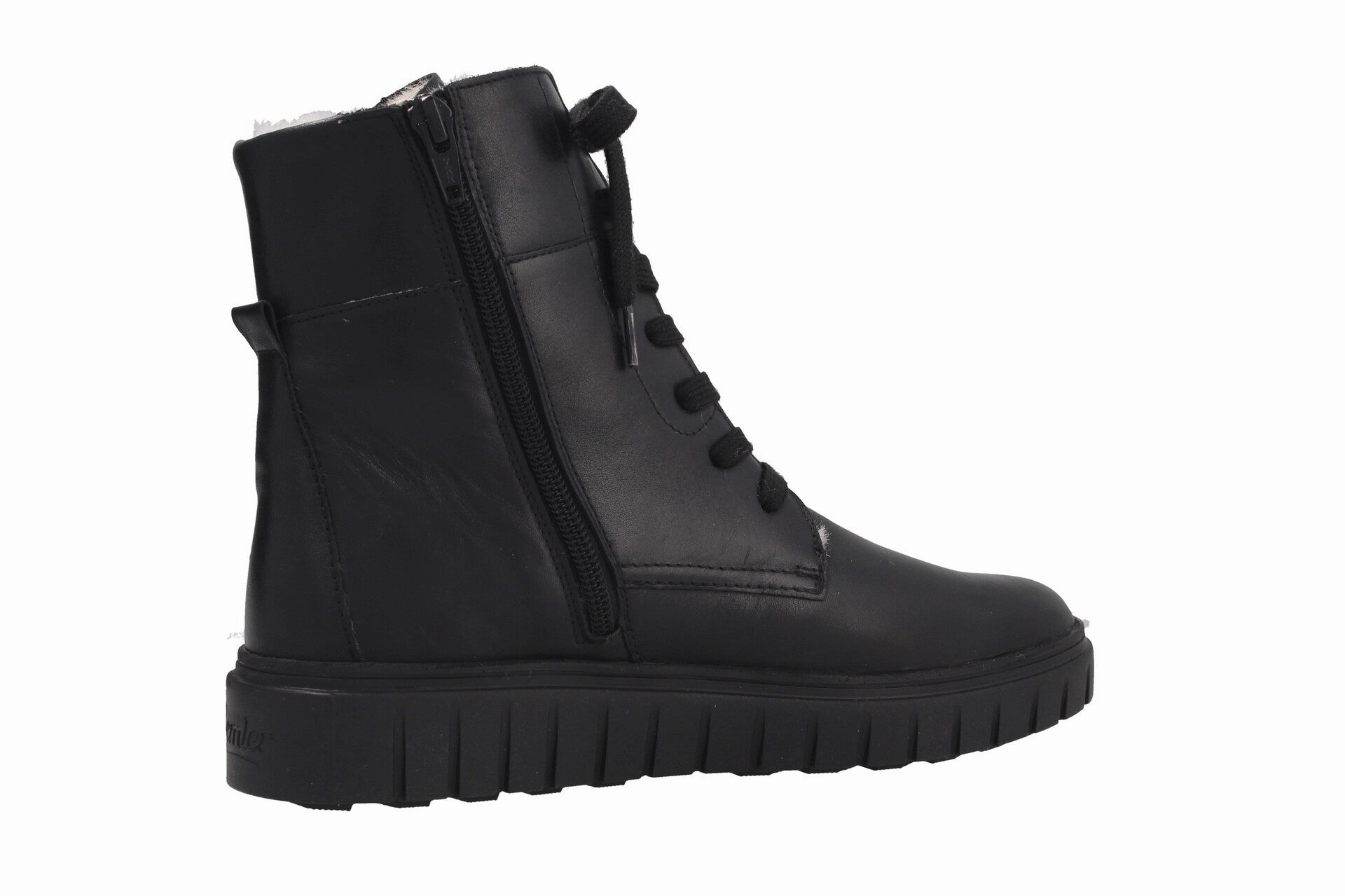 Sina  schwarz  Stiefel  S50164Q Heeled Sock Ankle Boots