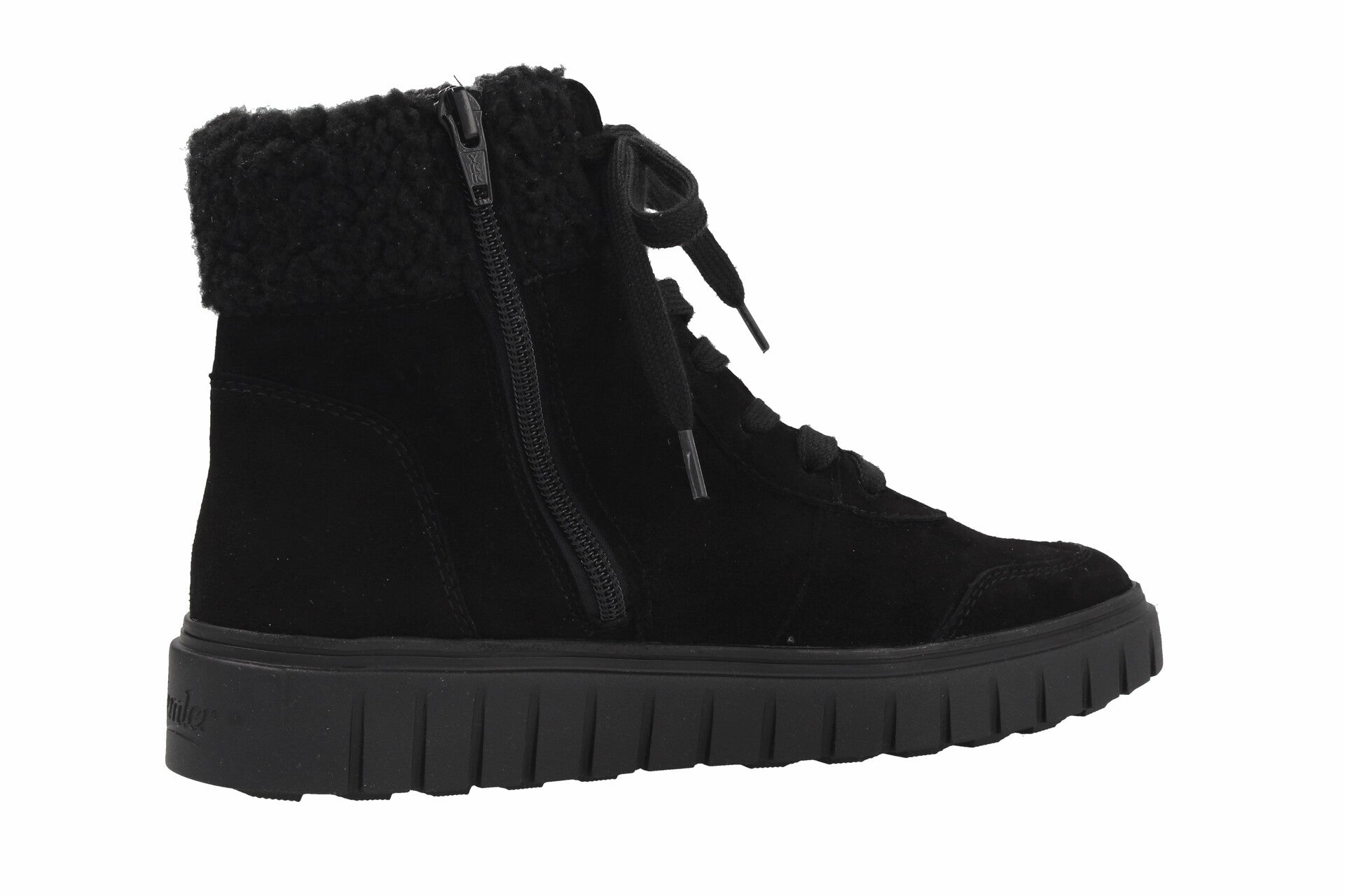 Sina  schwarz  Stiefel  S50765 Spitze Ankle Boots Mit Absatz