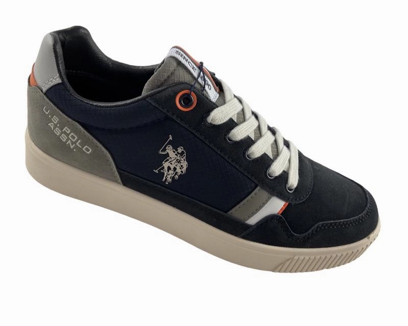 U.S. Polo Assn. Herren Sneaker TYMES002-DBL001 Blau Leder Sneaker