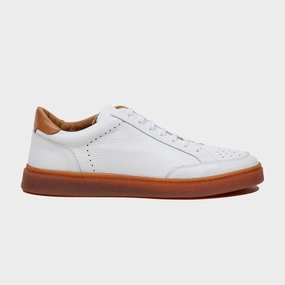 Sneaker Leder Dollaro Caramello Sneaker Knöchelhoch