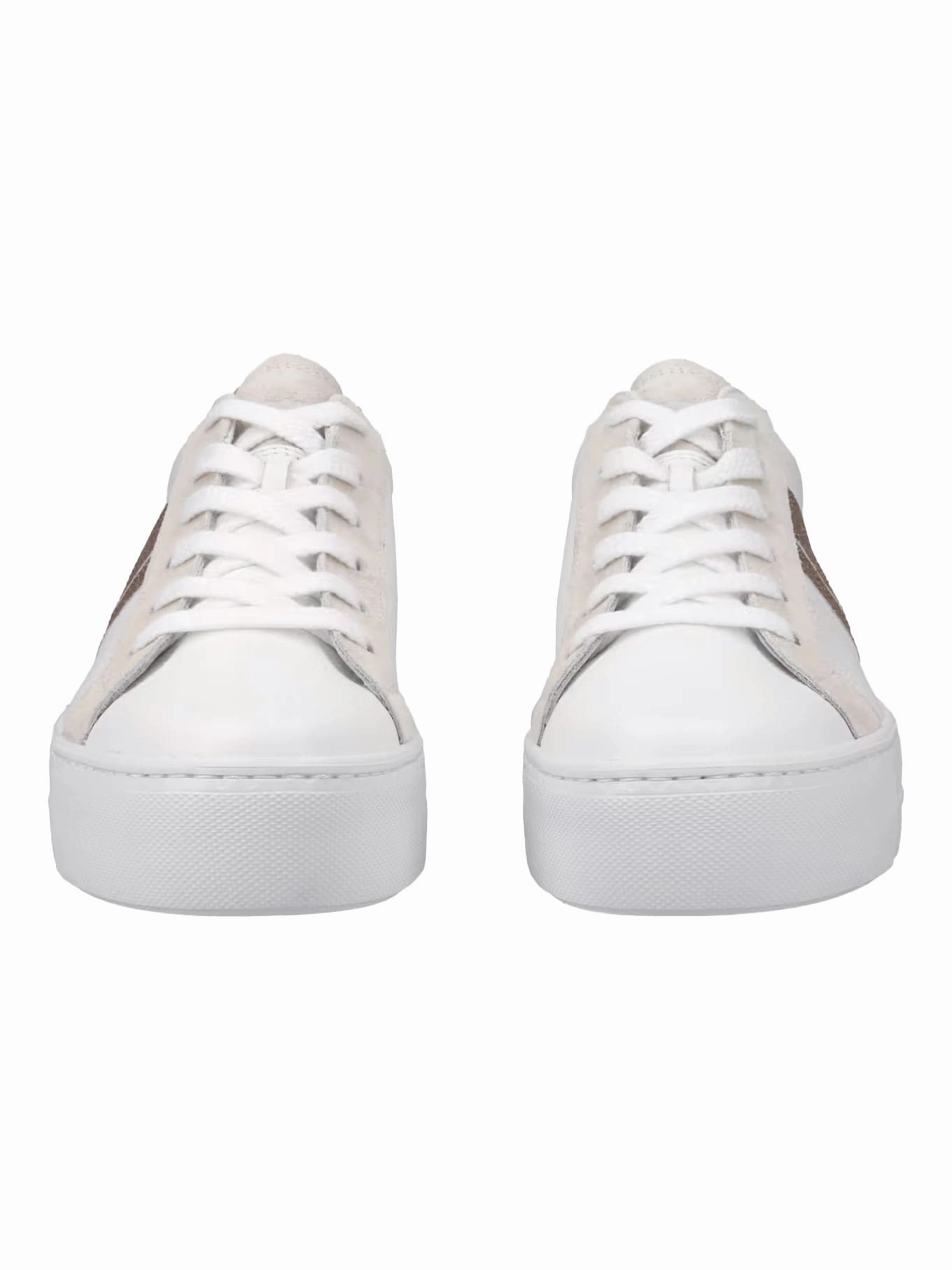 Sneaker Rivalry Sneaker maincalf glitter white sand