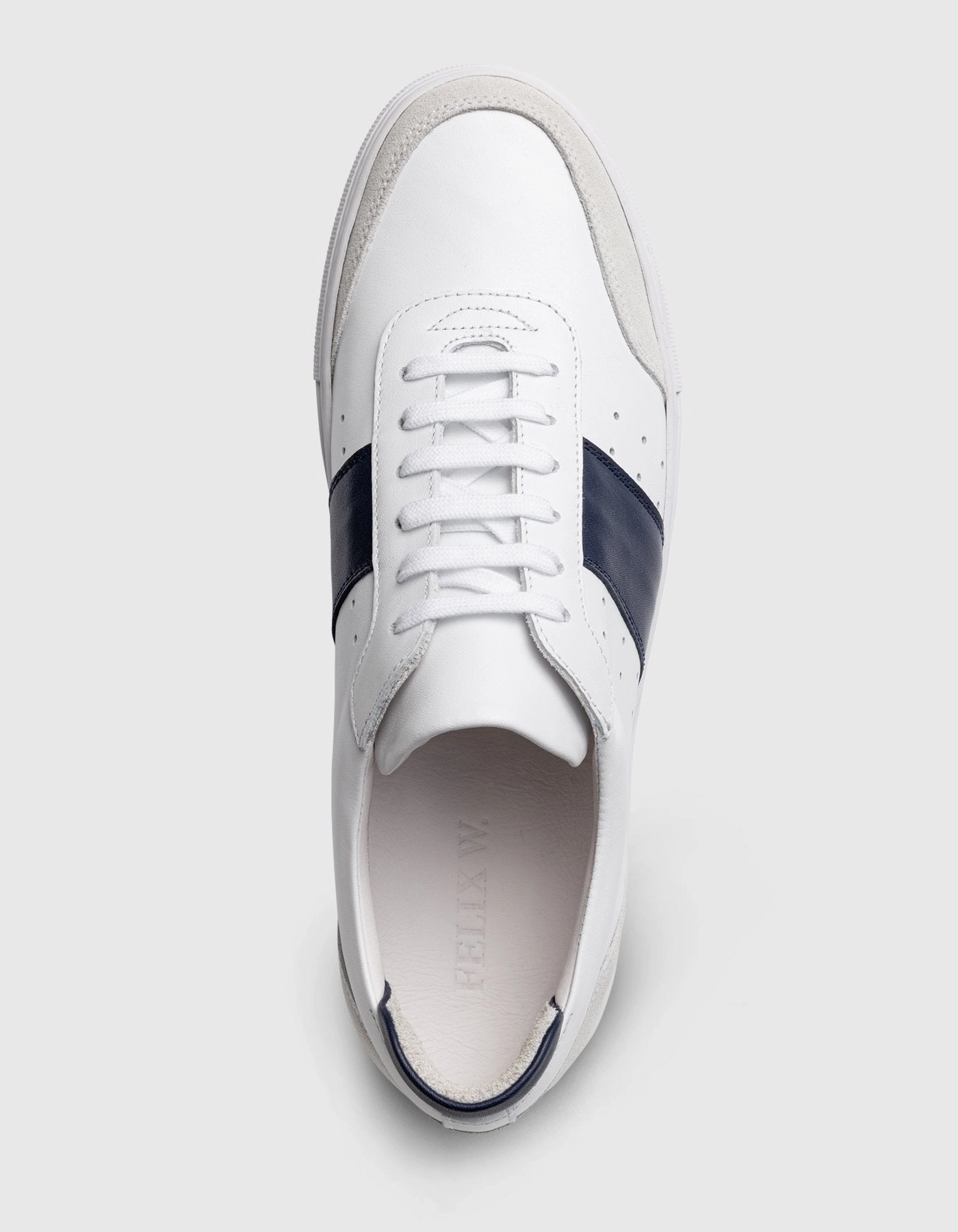 Sneaker Gutschein Sneaker Monza. Weiss-Blau