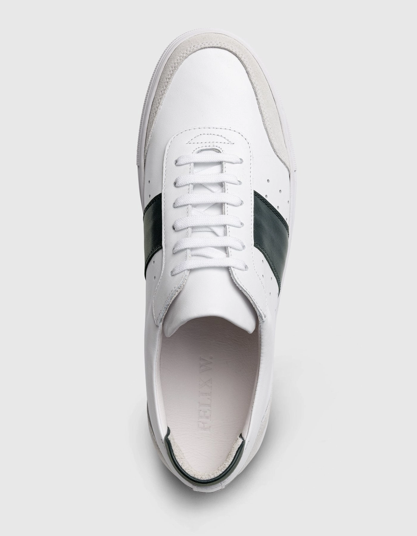 Sneaker Monza. Weiss-Grn Sneaker Verkaufen