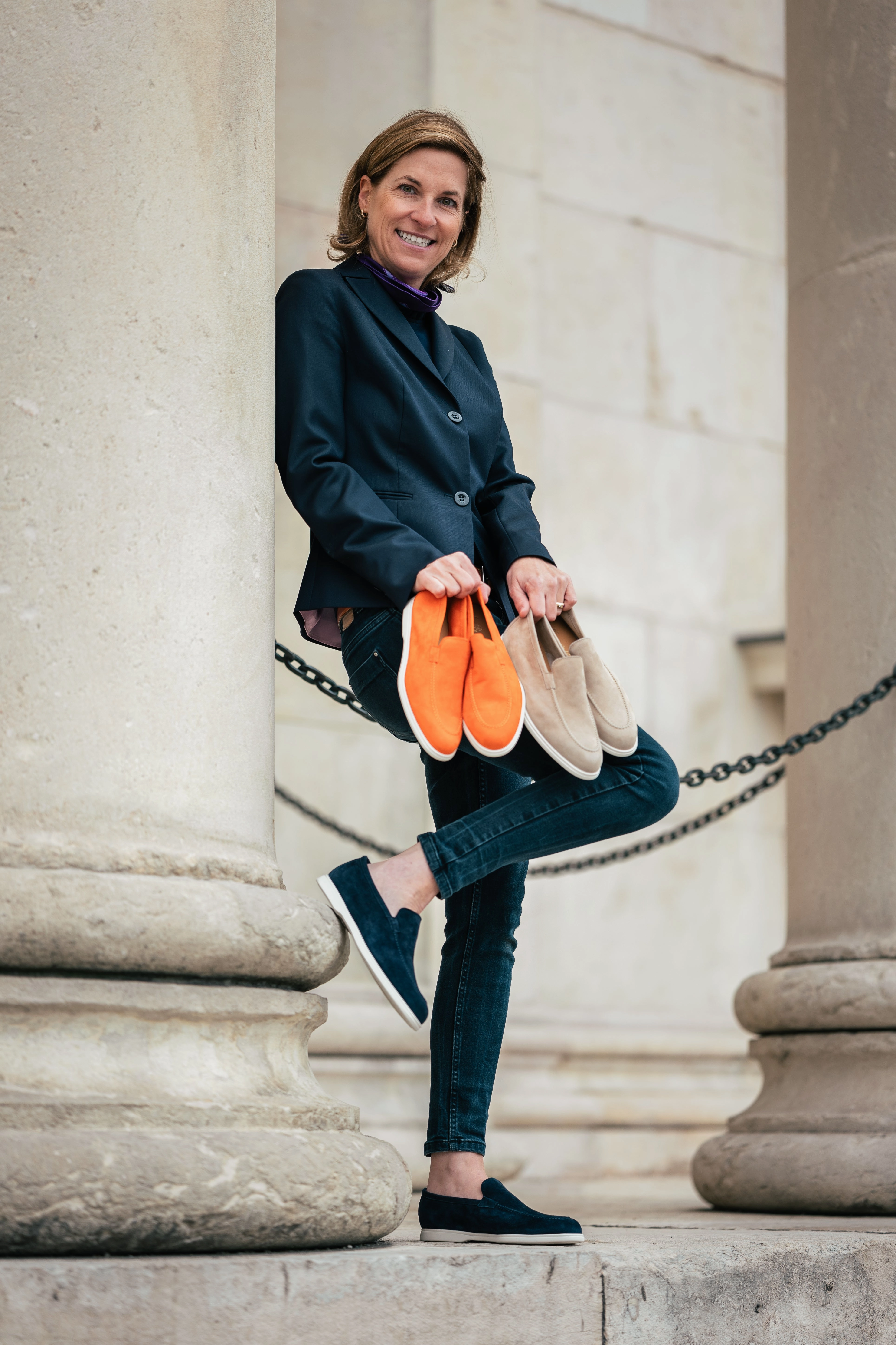 Sneaker Navy Sneaker Gr 34