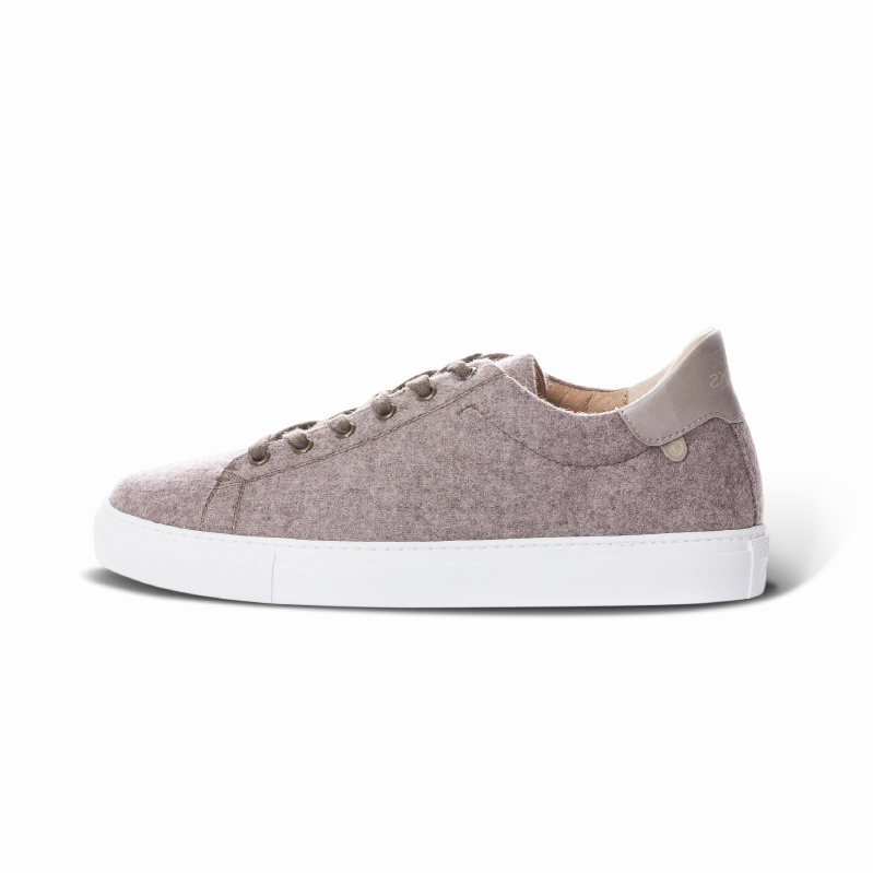 Sneaker Mary Jane Shoes Sneaker MOD.1 wool / taupe