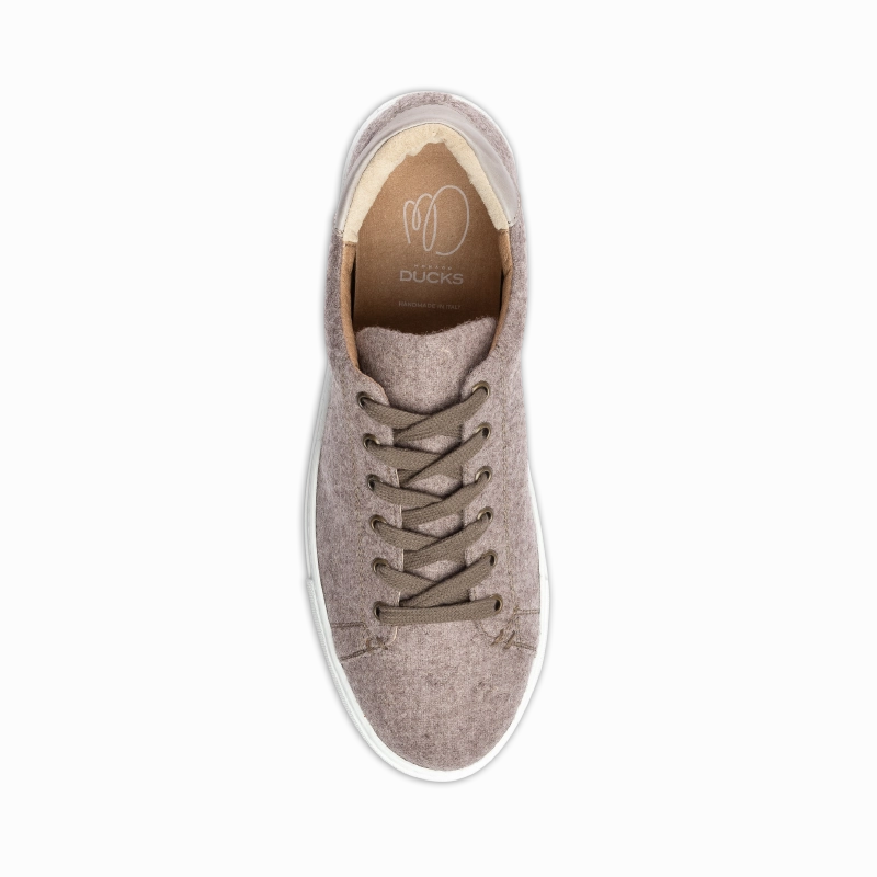Sneaker MOD.1 wool / taupe Sneaker Für Schmale Füße