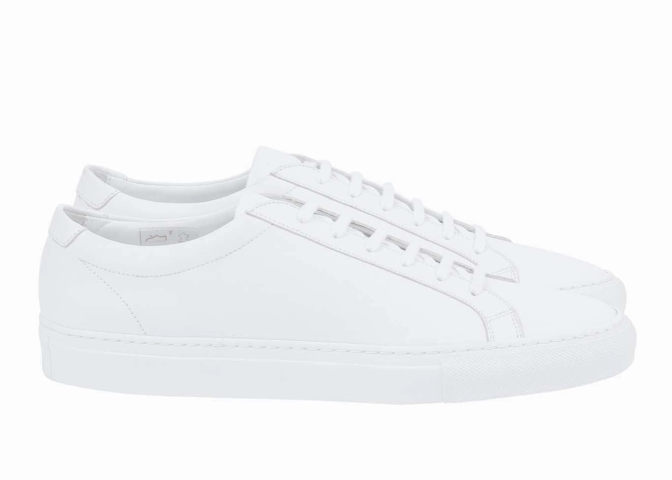 Sprint White - Soft Calf Sneaker Flache Sneaker