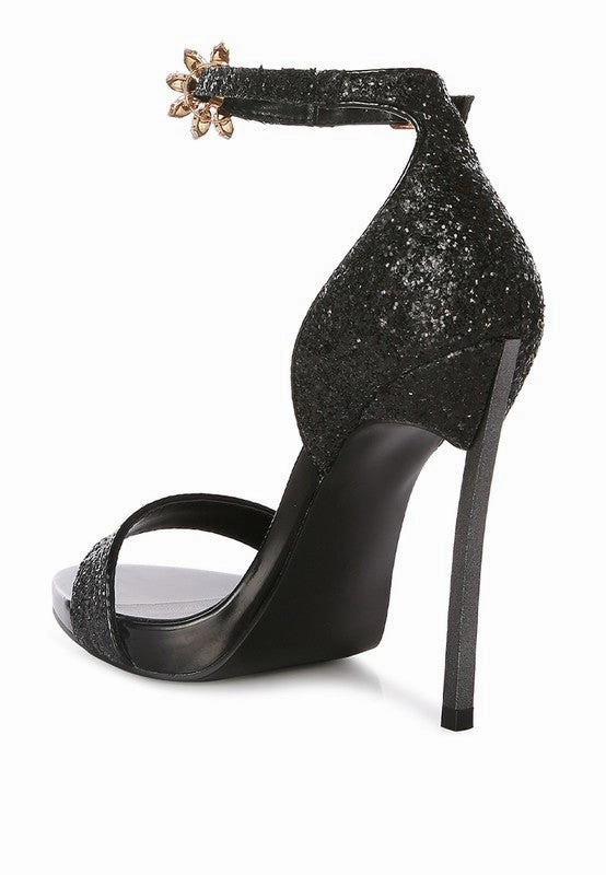 Straight Fire High Heel Glitter Stilettos Sneakers On High Heels