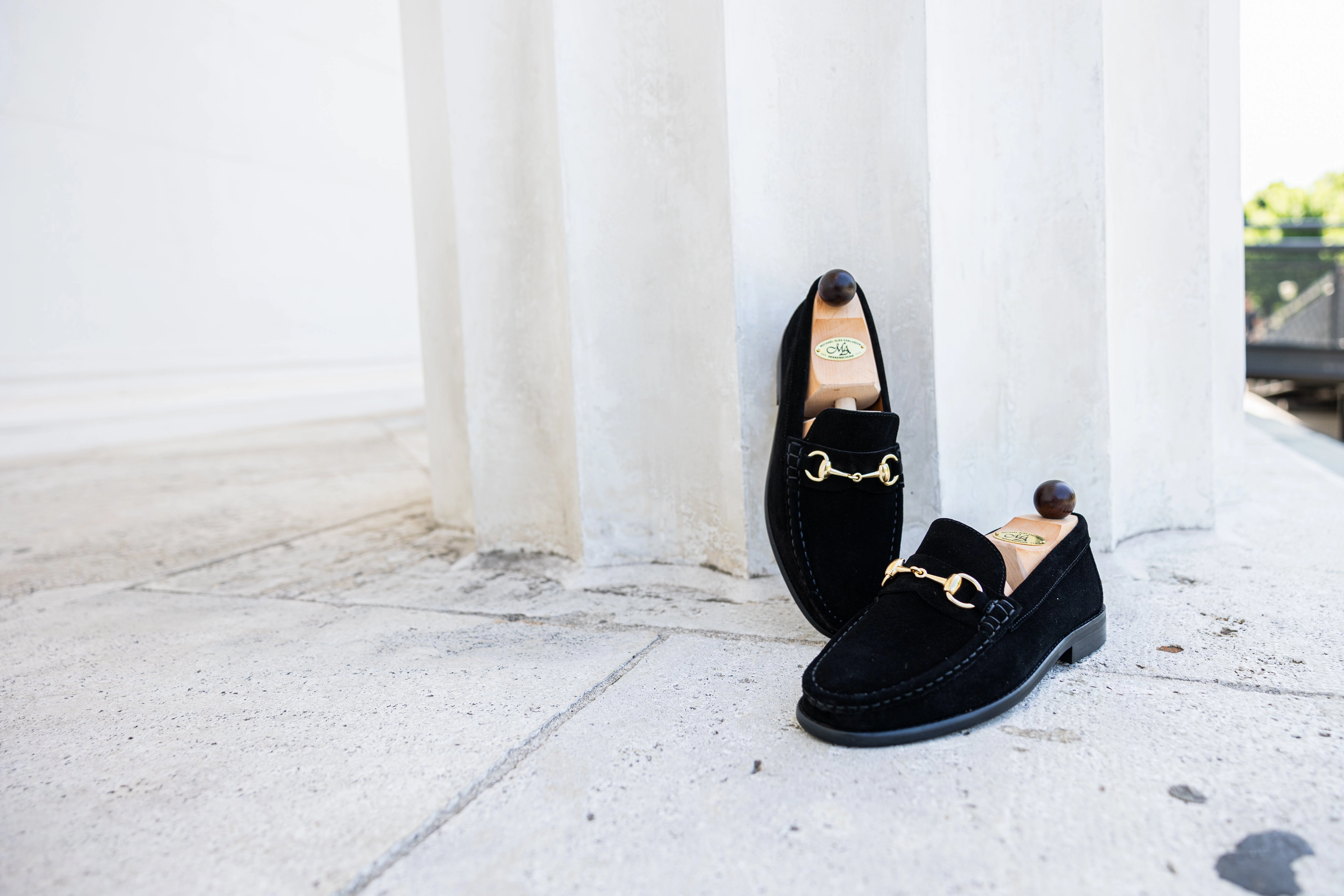 Loafer Schwarz mit Schnalle | Herrenschuhe Good Leather Loafers