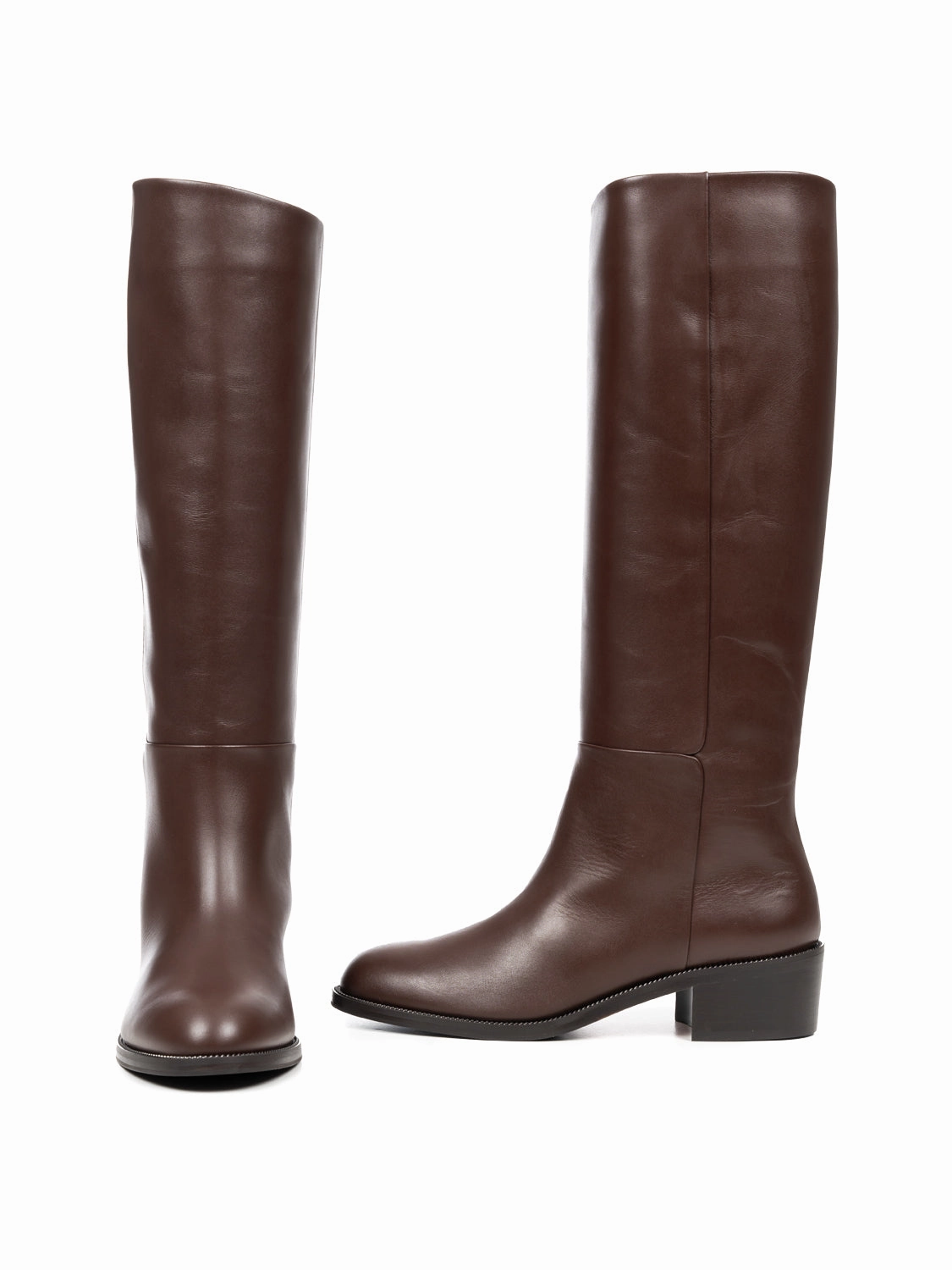 Sellier Stiefel 40 mm in Espresso Winterstiefel Mit Fell