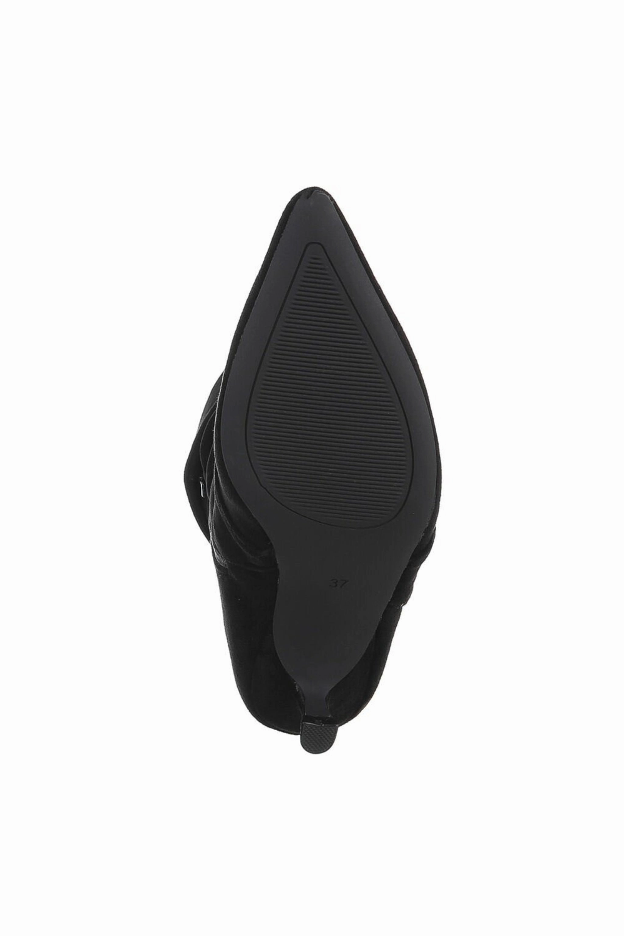 Spitze Stiefelette in Wildlederoptik, schwarz Valentina Pahde Stiefel