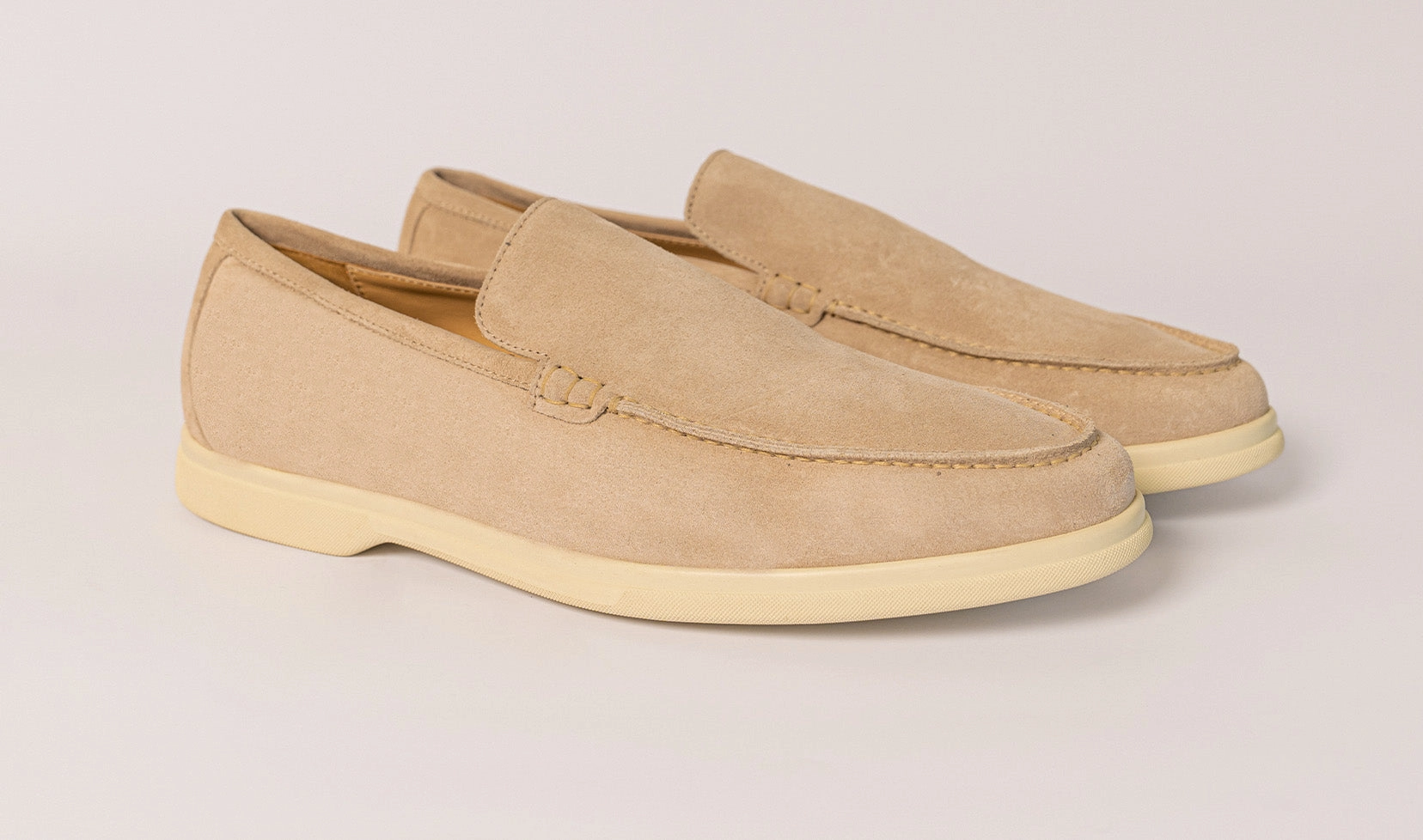 Loafers Formal Sport-Loafer Hellgrau
