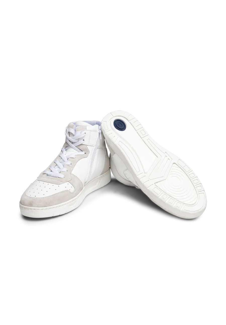 Festliches Kleid Mit Sneaker sportlicher Hightop-Sneaker Nappaleder