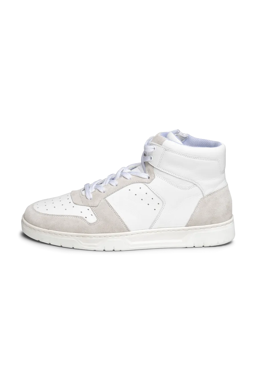 sportlicher Hightop-Sneaker Nappaleder Sneaker Classic Nylon