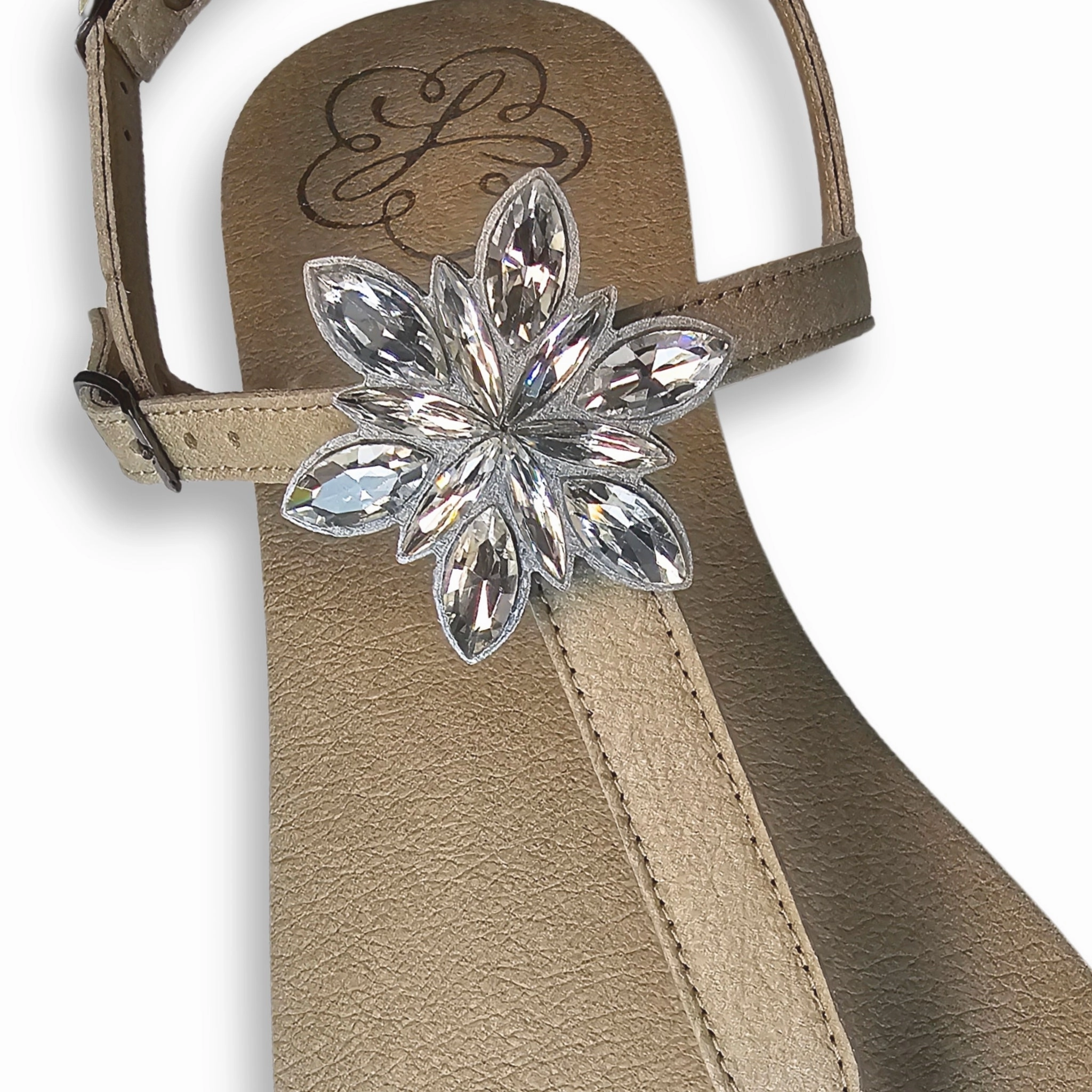 Sandalen Gebraucht Kaufen Lovely Flowers Clips White Crystal fr Lonnies